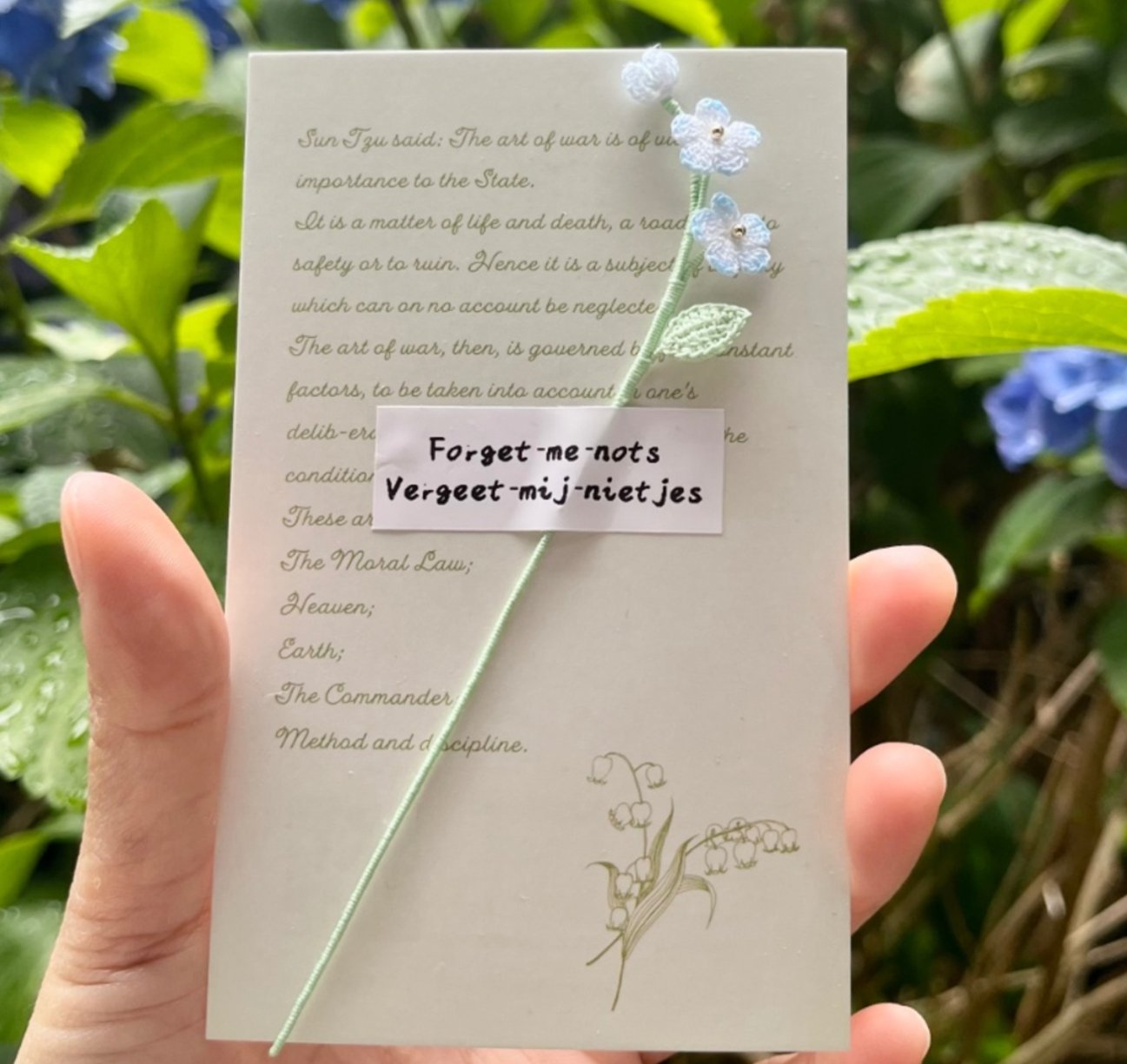 Micro Gehaakte vergeet-mij-niet Boekenleggers - 84907 Micro Gehaakte vergeet-mij-niet Boekenleggers