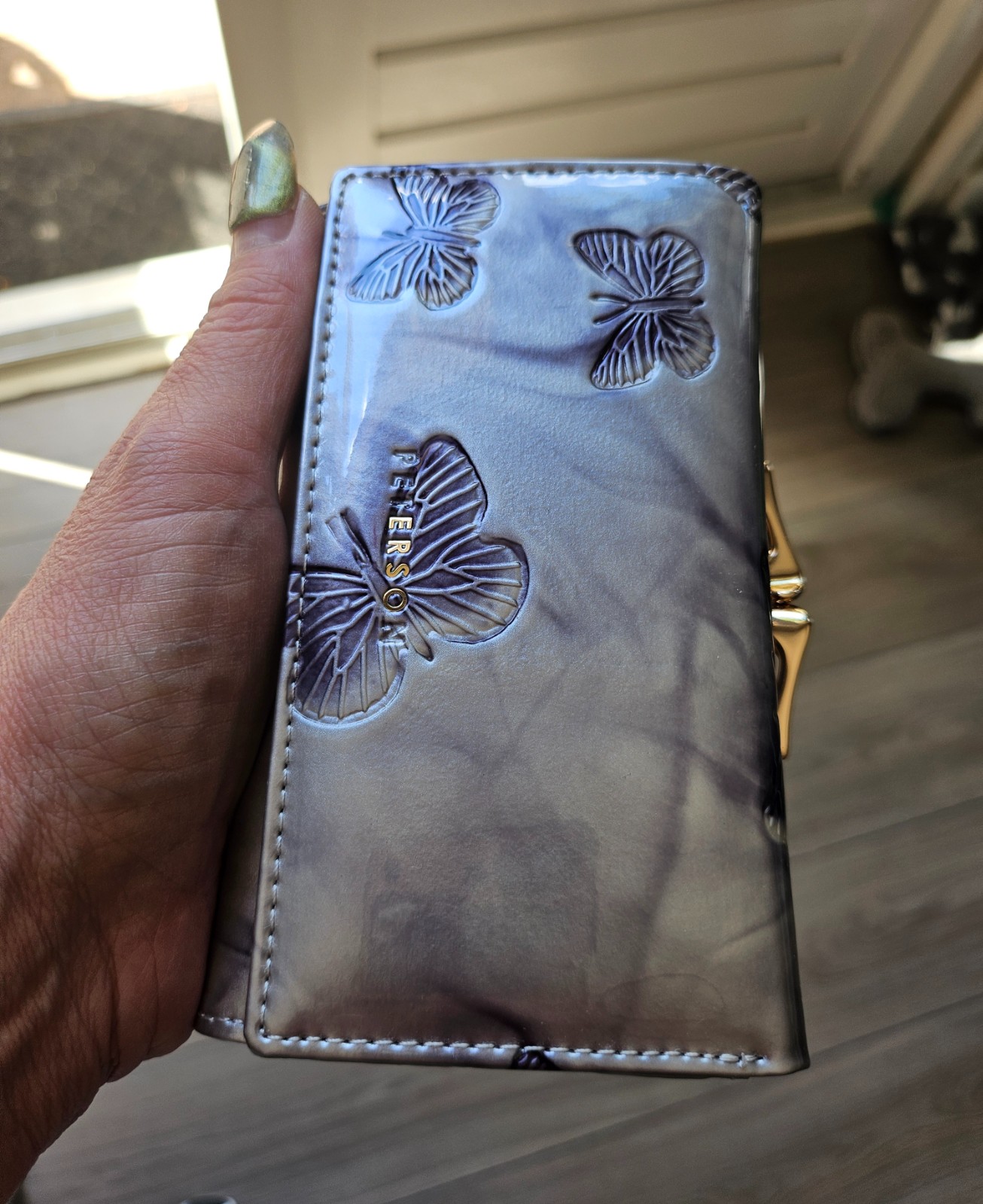 Luxe Leren Damesportemonnee met Vlinders – RFID Bescherming – Vee… - 147761 Luxe Leren Damesportemonnee met Vlinders – RFID Bescherming – Veel Pasjesvakken – Prachtig Cadeau voor Haar