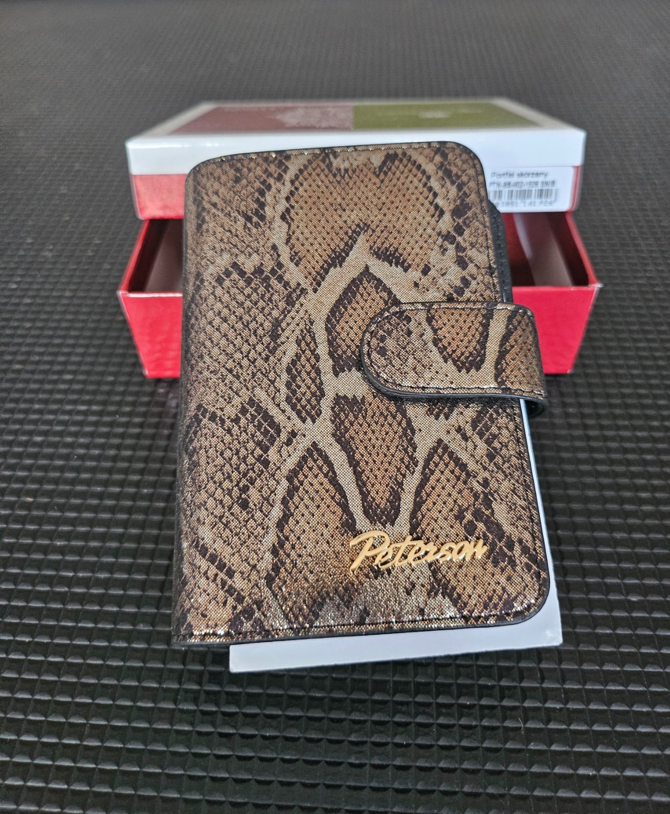 Chris Peterson Amsterdam – Leren Damesportemonnee Snake Print – L… - 147265 Chris Peterson Amsterdam – Leren Damesportemonnee Snake Print – Laatste Stuk! 🐍✨