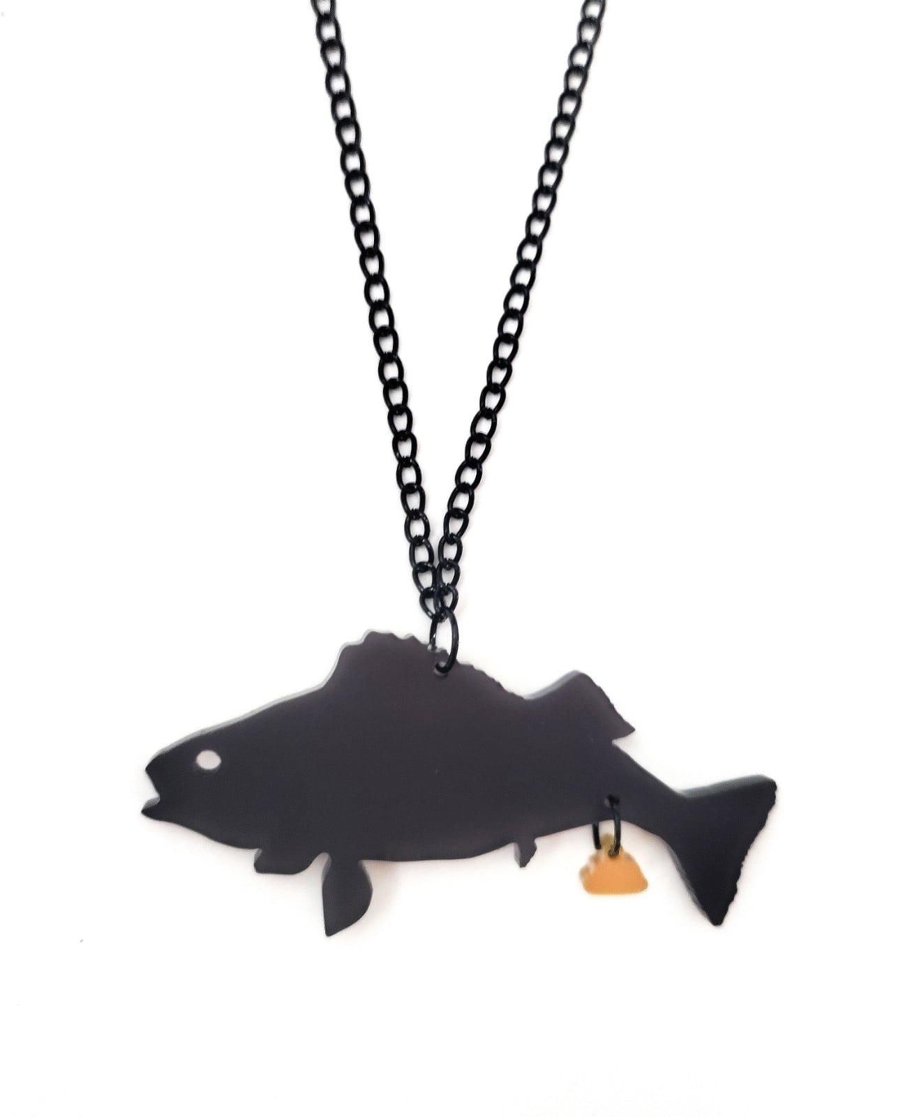 The Golden Turd ketting (vis) glitter