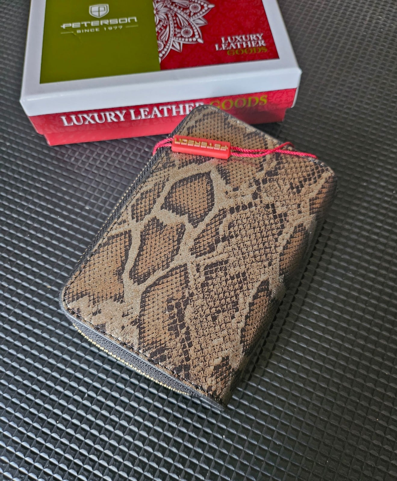 Chris Peterson Amsterdam – Leren Damesportemonnee Snake Print – L… - 147266 Chris Peterson Amsterdam – Leren Damesportemonnee Snake Print – Laatste Stuk! 🐍✨