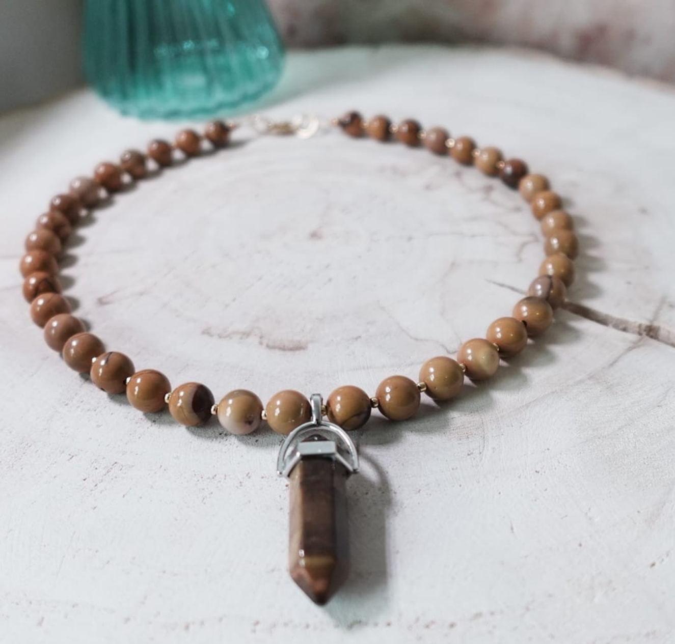 Mookaite & Tijgeroog Ketting