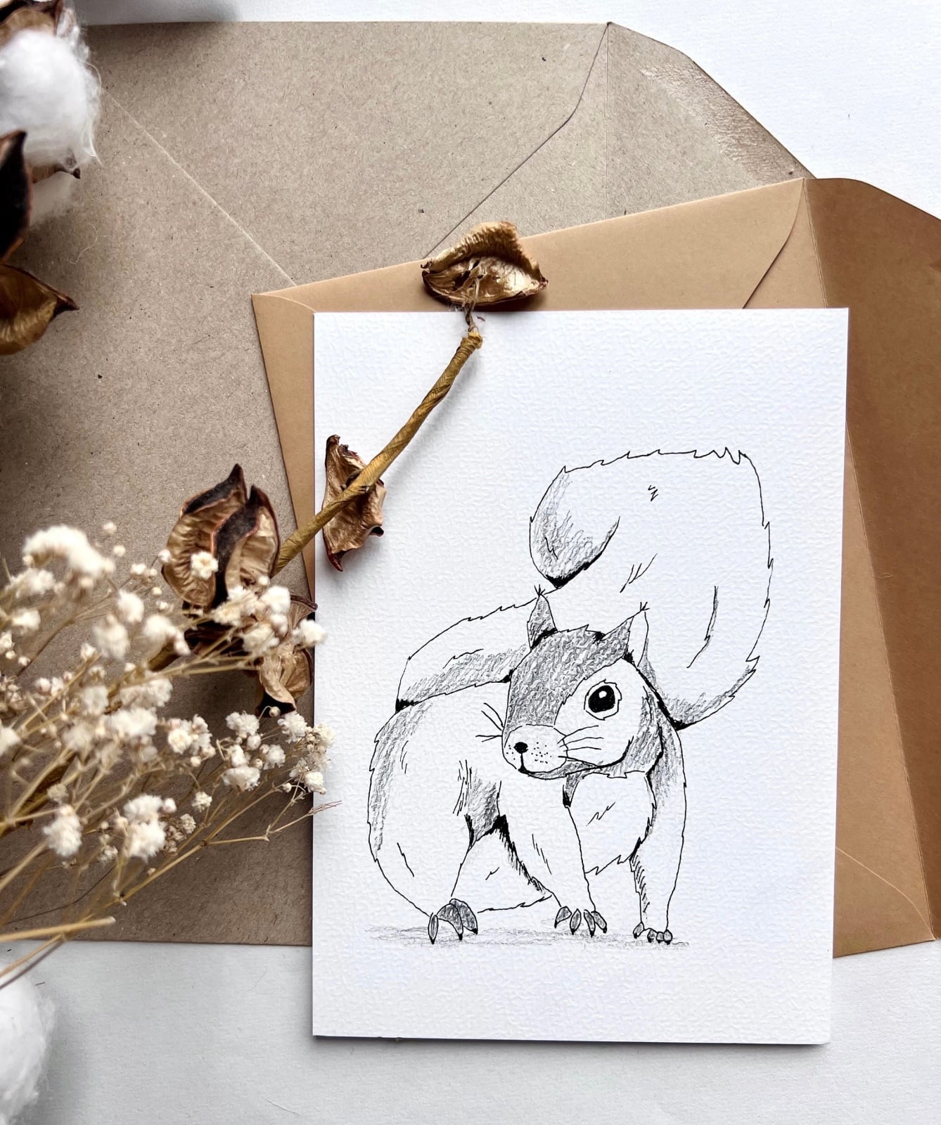 Kaart eekhoorn - 82451 Kaart eekhoorn