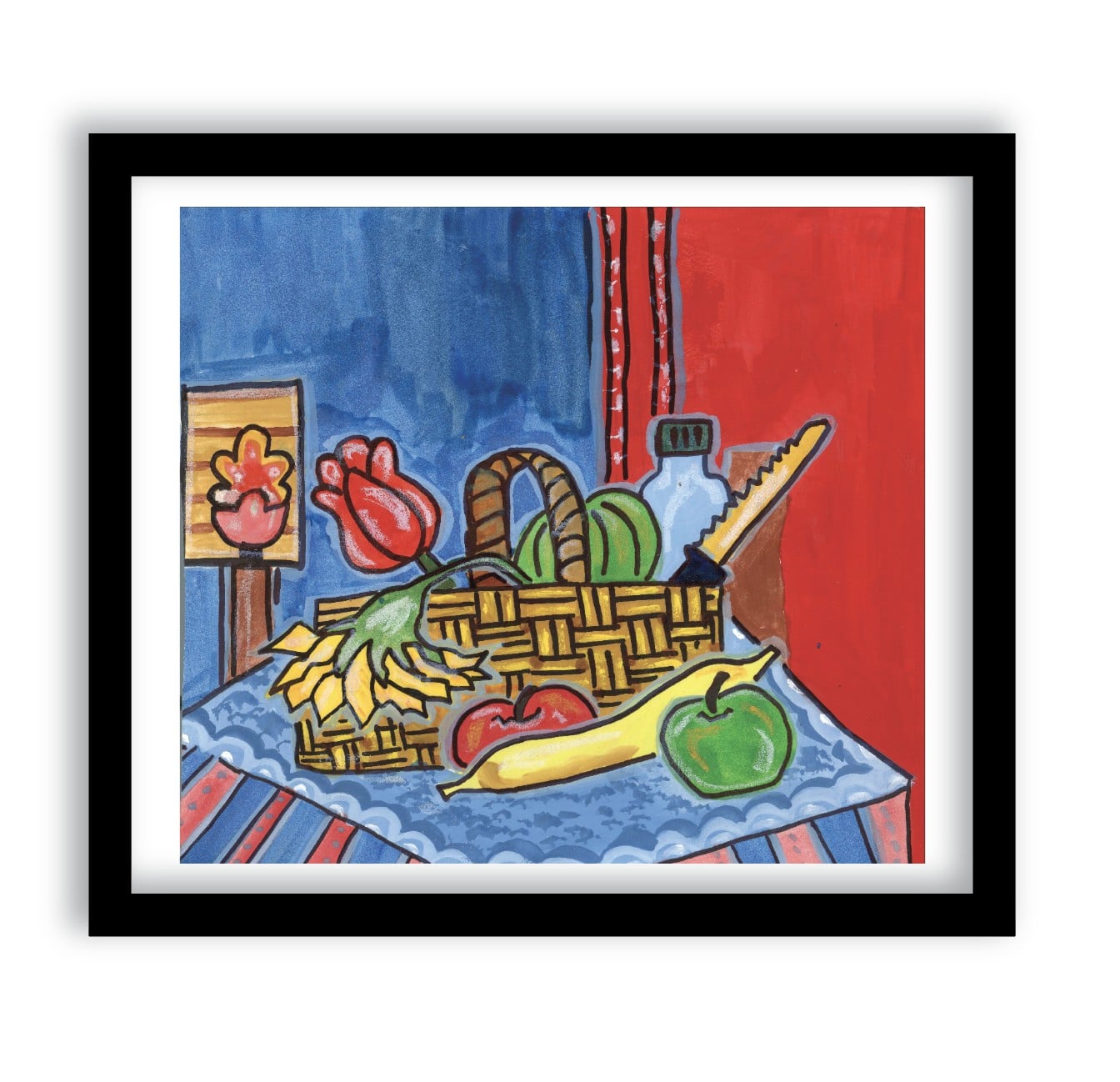 Fruit Basket: Original Print 26 x 29 cm (Matte) - 152190 Fruit Basket: Original Print 26 x 29 cm (Matte)