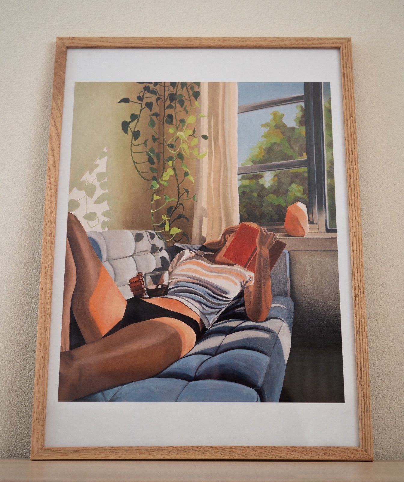 Print tranquil reading - 55265.jpeg Print tranquil reading