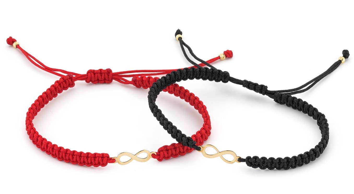 Armband met 14 karaat geelgouden Infinity bedel