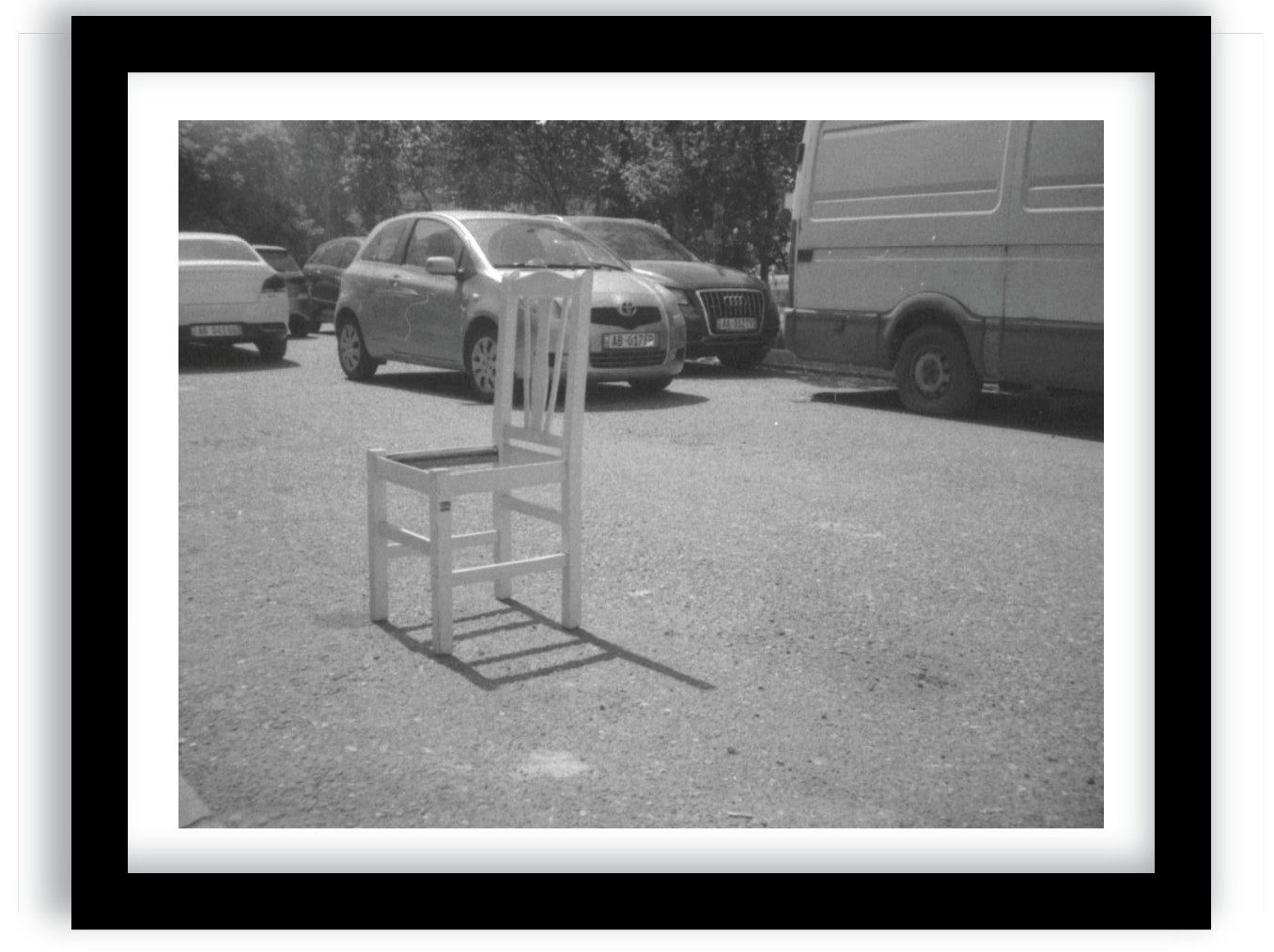 A Broken Chair in Albania: Original A3 Photo Print (Matte)