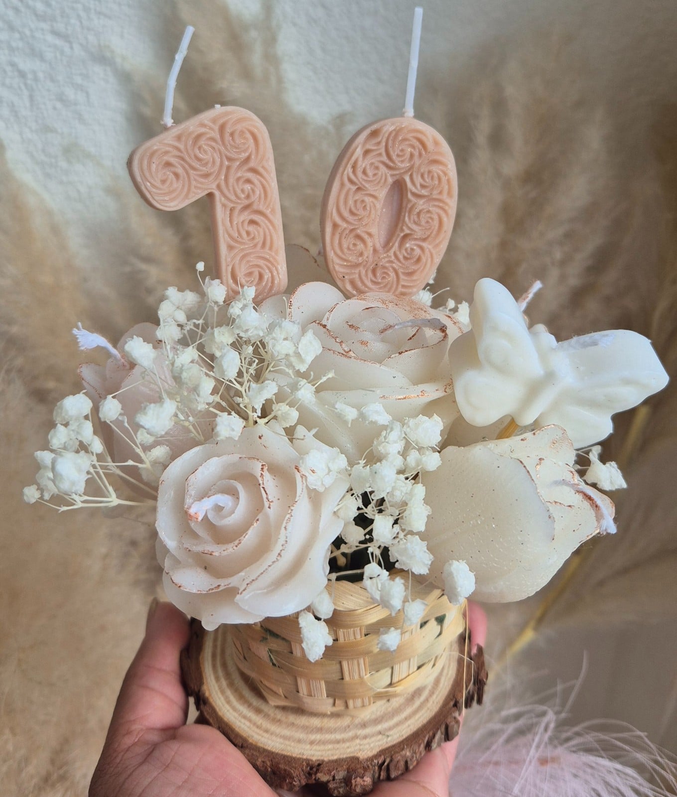 Verjaardag kaarsen mandje - 85594 Verjaardag kaarsen mandje