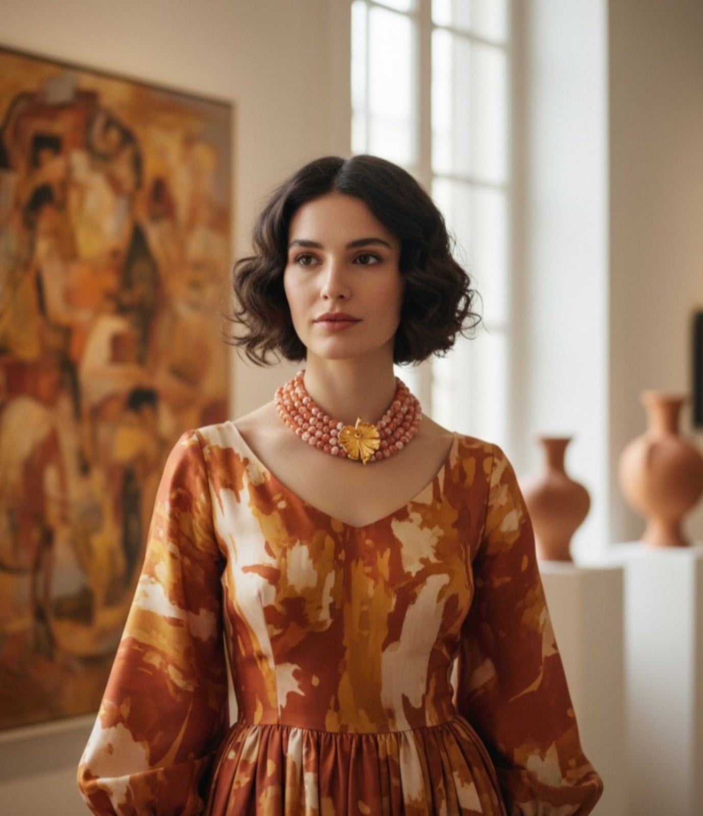 Crackle agaat ketting