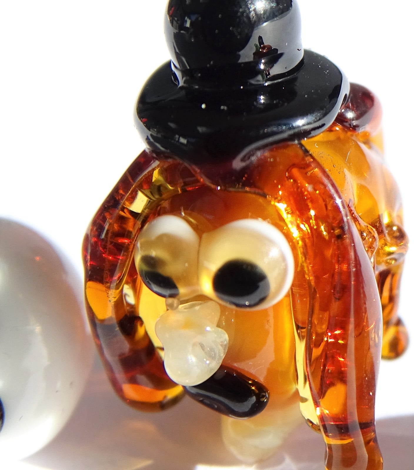 Handgemaakte Halloween glaskralen – set van 3 lampwork kralen - 155987 Handgemaakte Halloween glaskralen – set van 3 lampwork kralen