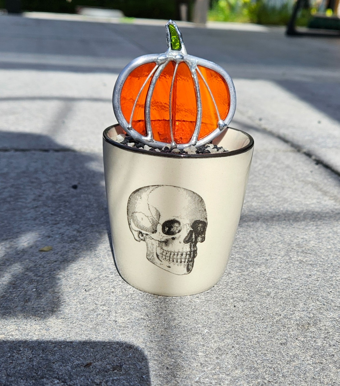 Planten steker paddestoel of pompoen - 97394 Planten steker paddestoel of pompoen