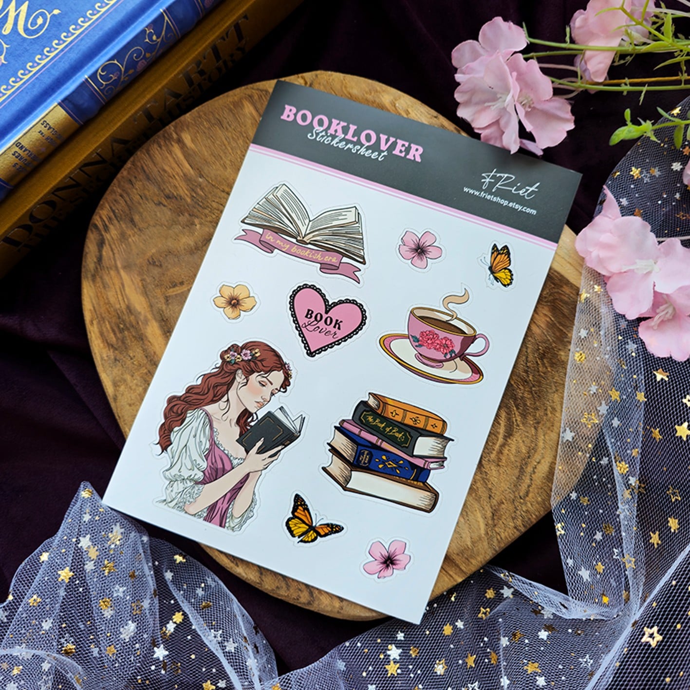 Booklover - stickervel
