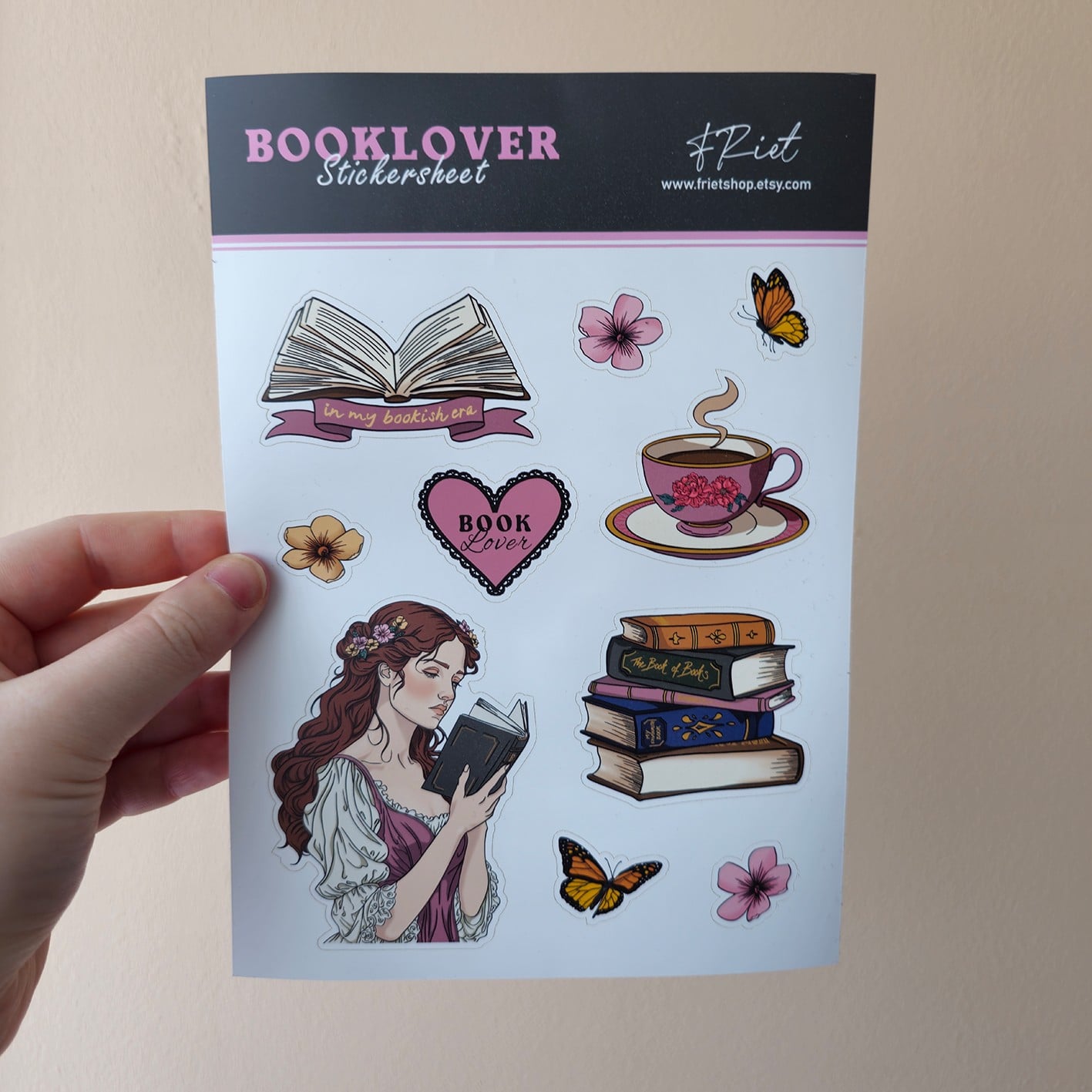 Booklover - stickervel