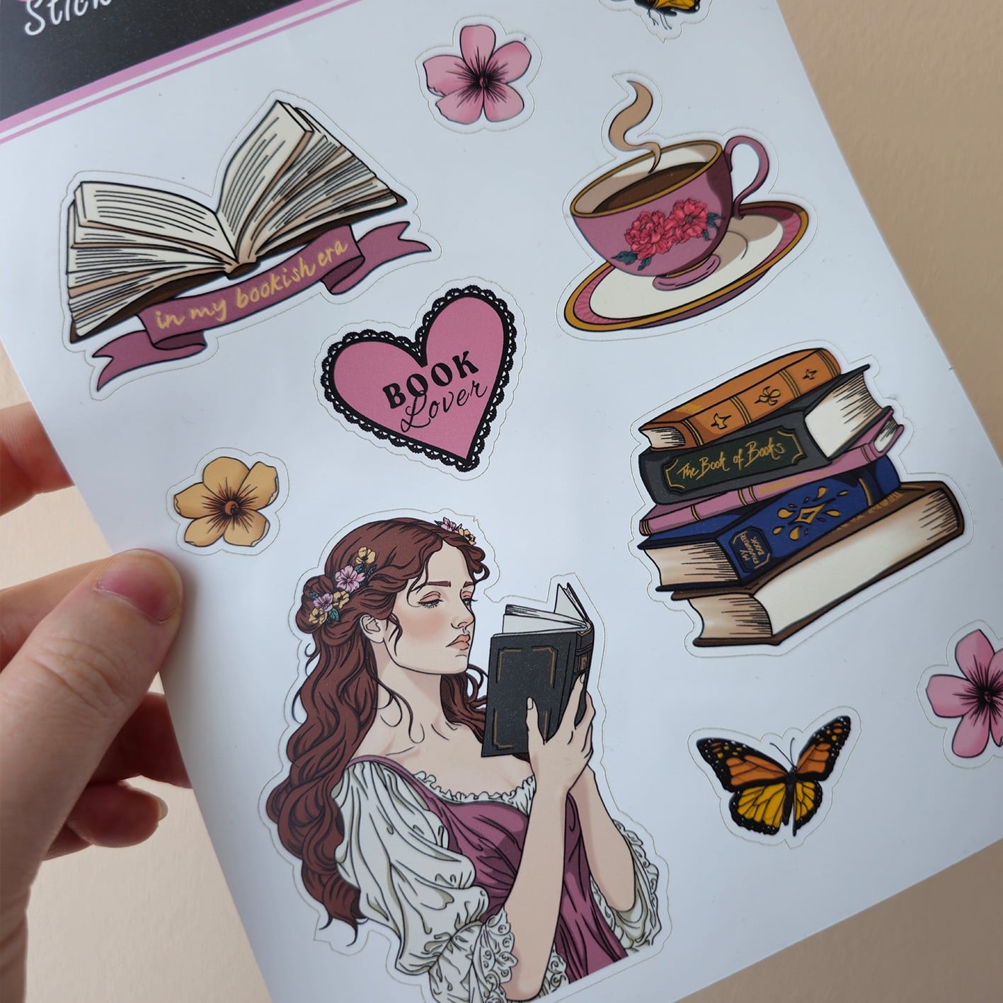 Booklover - stickervel