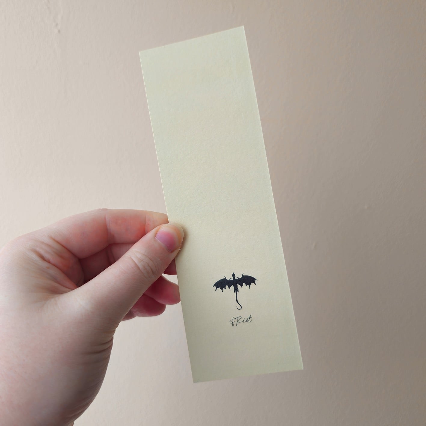 Draak - boekenlegger met goudfolie