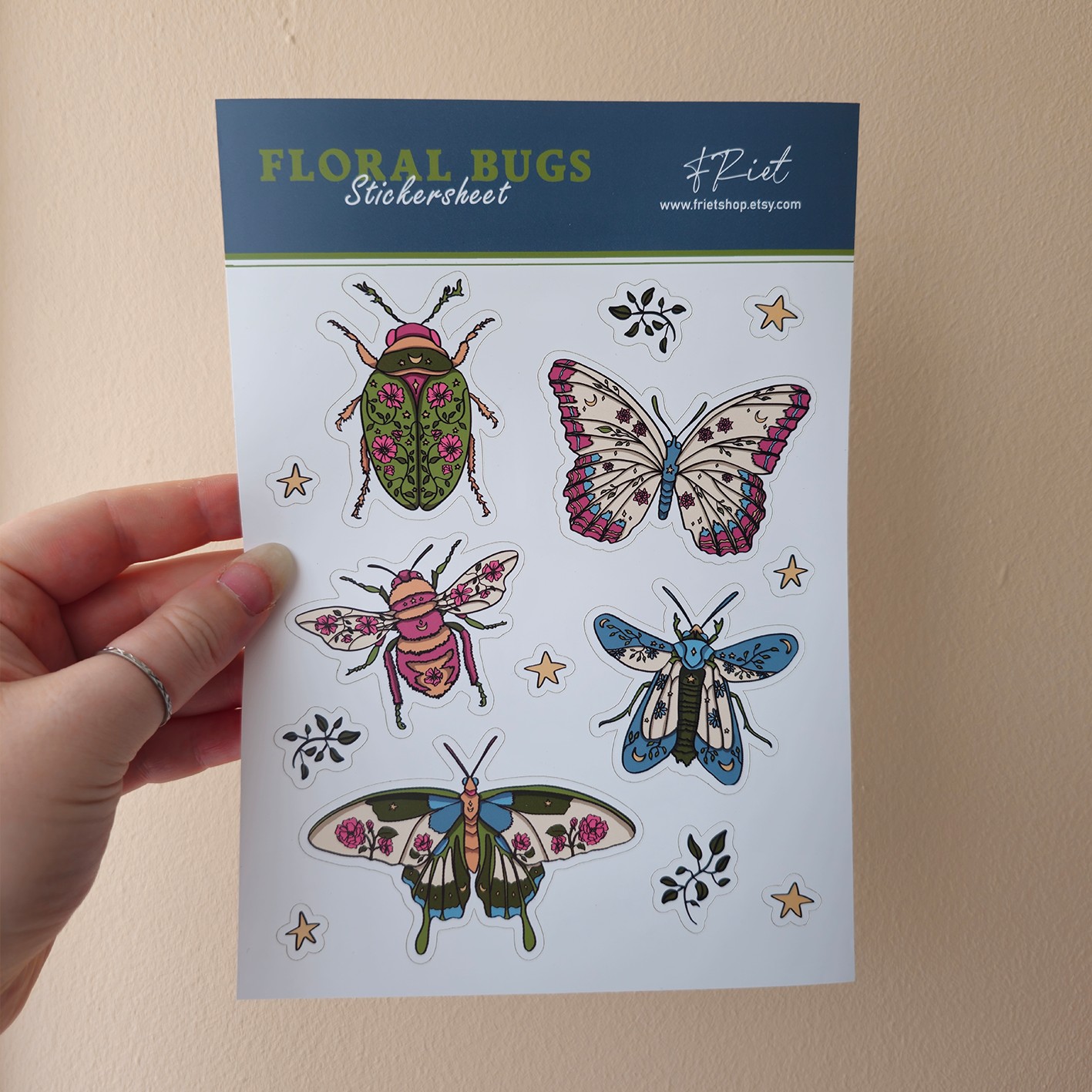 Insecten - stickervel