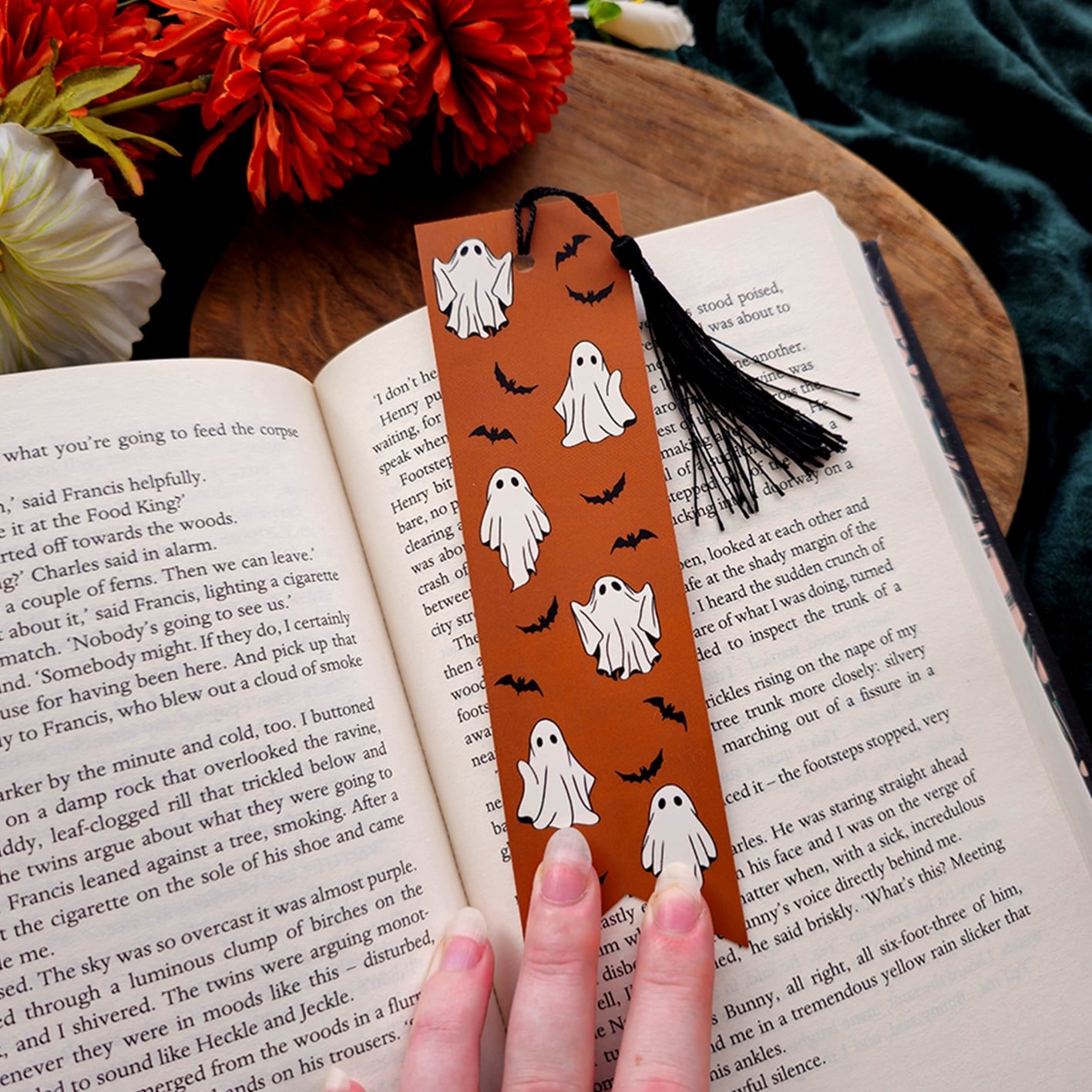 Spoken - boekenlegger met kwastje - 106767 Spoken - boekenlegger met kwastje