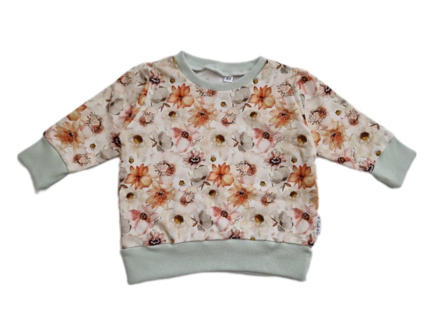 Handhemaakte truin- sweatshirt- bloemen-beige - 56274.jpeg Trui- sweatshirt- bloemen-beige
