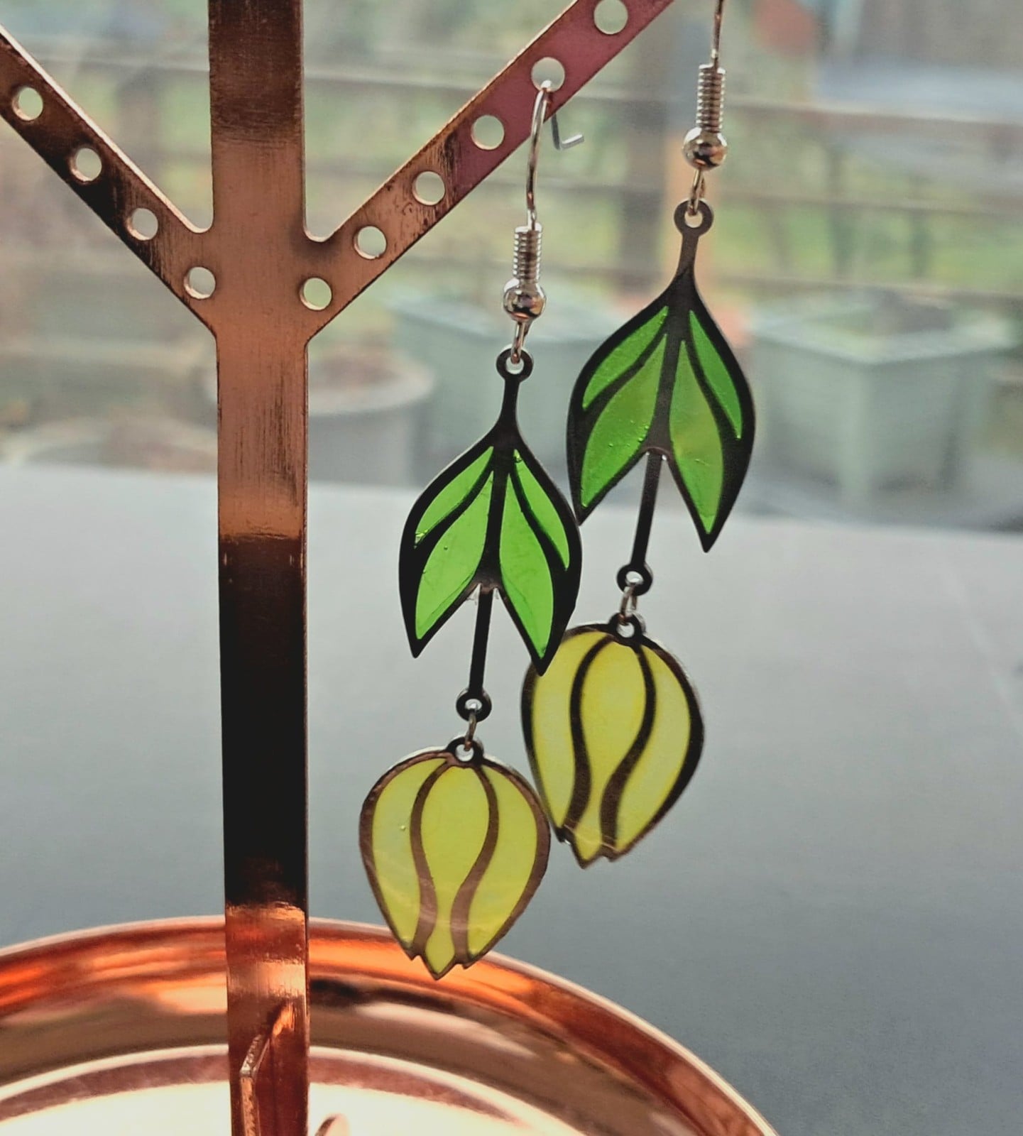 Sierlijke Tulpenoorbellen in vrolijke lentekleuren