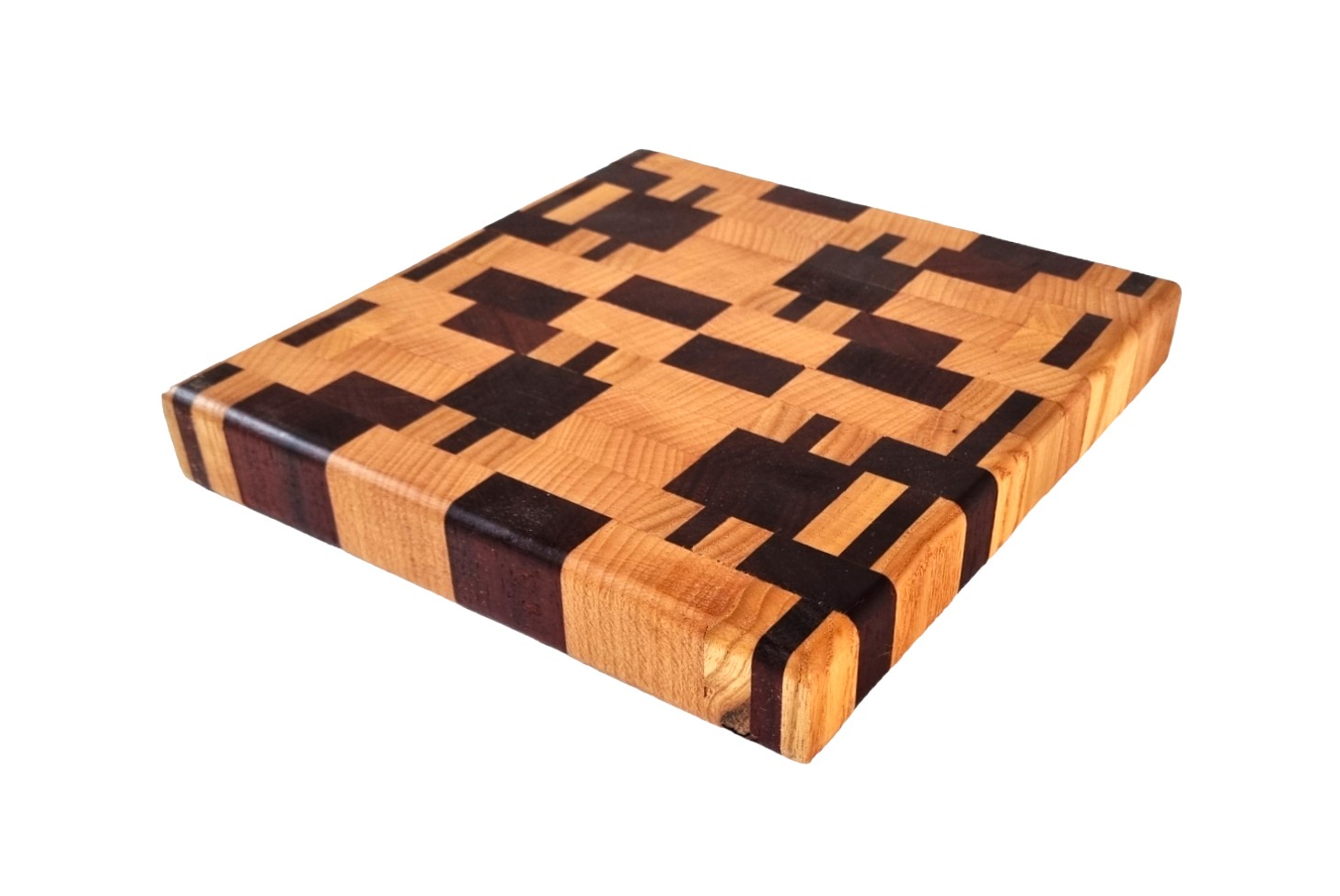 Hakblok van padouk en iepenhout - 105173 Hakblok van padouk en iepenhout