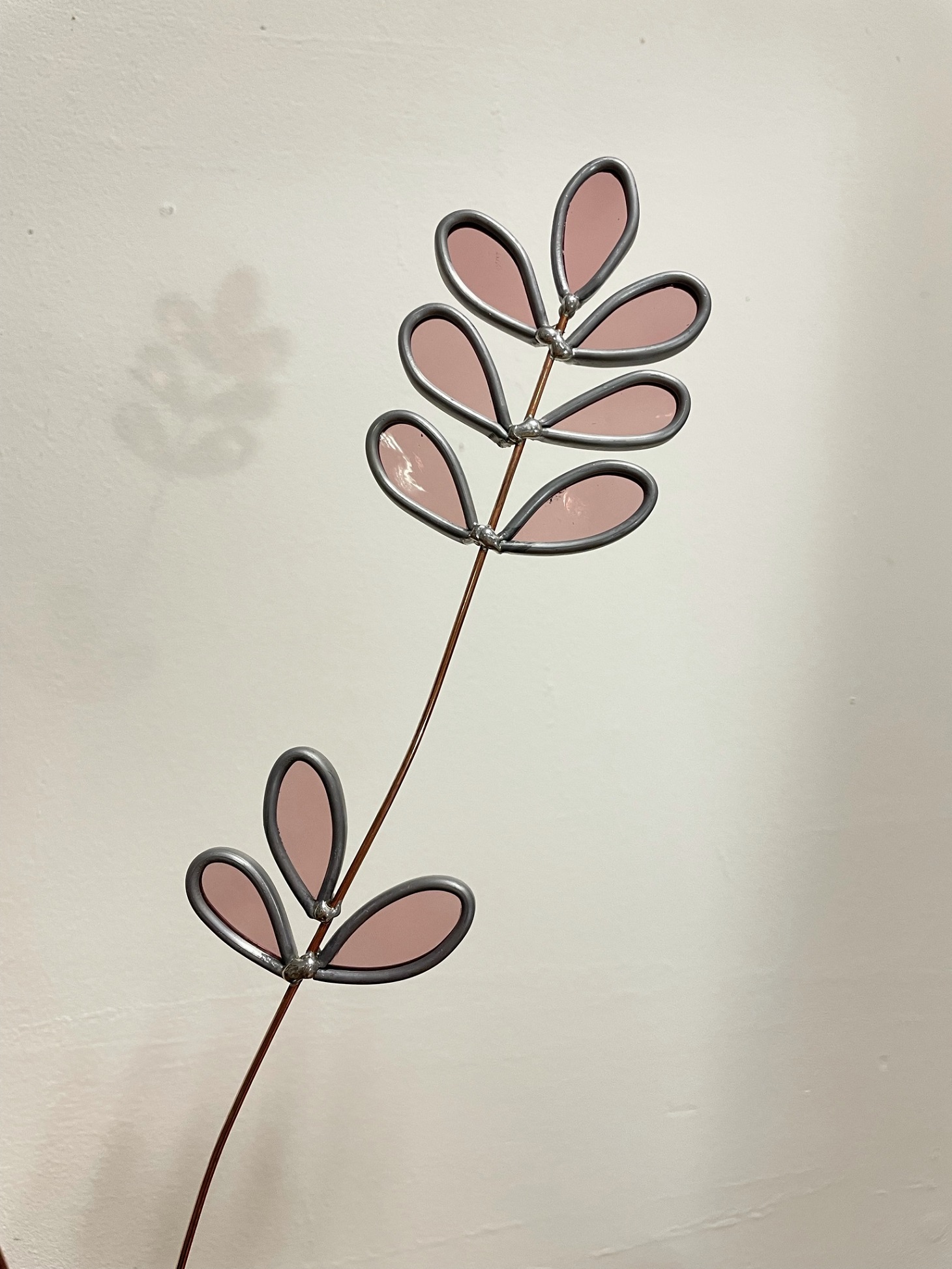 Glazen bloem Lavendel