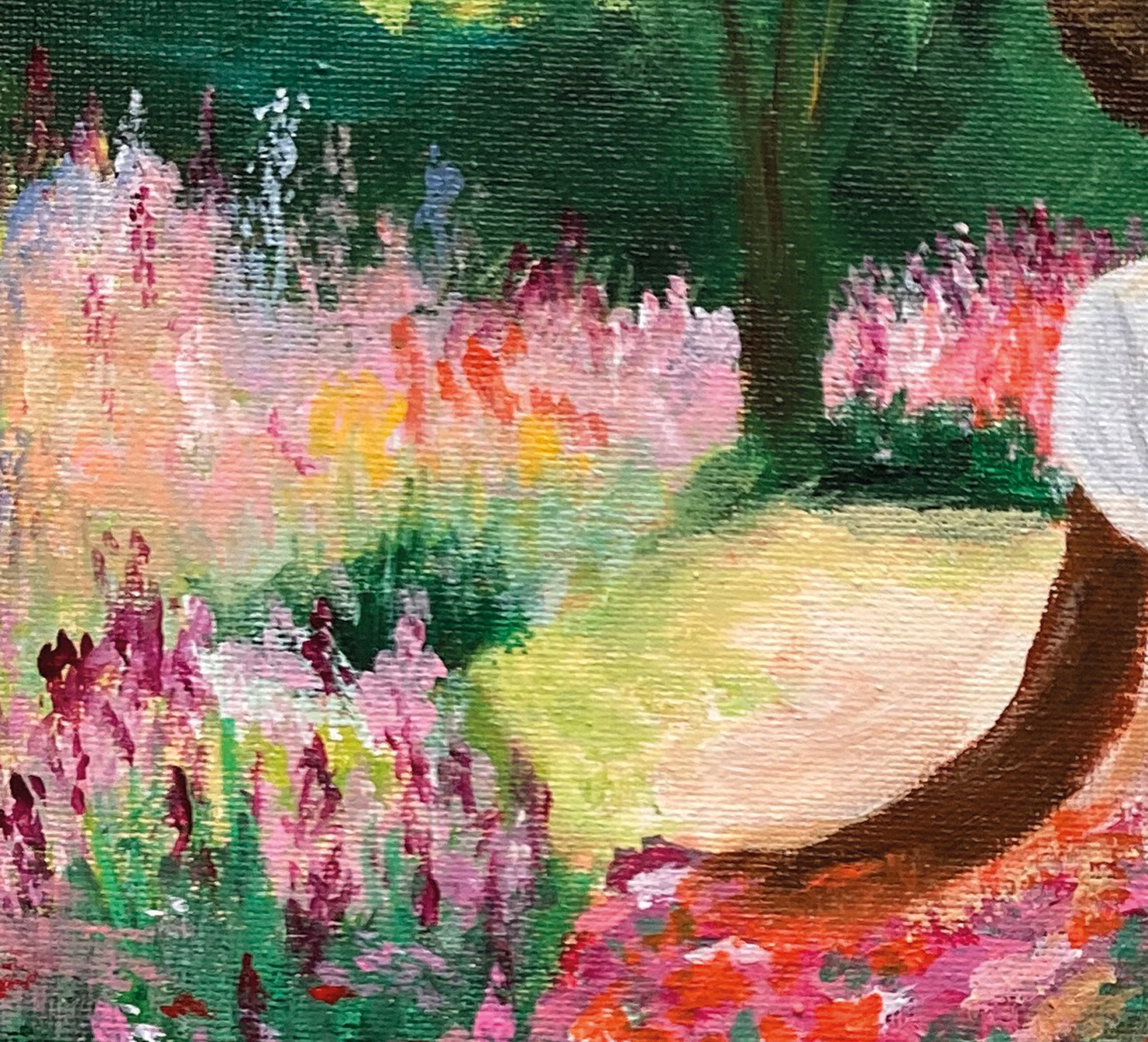 Poster Woman in the Garden