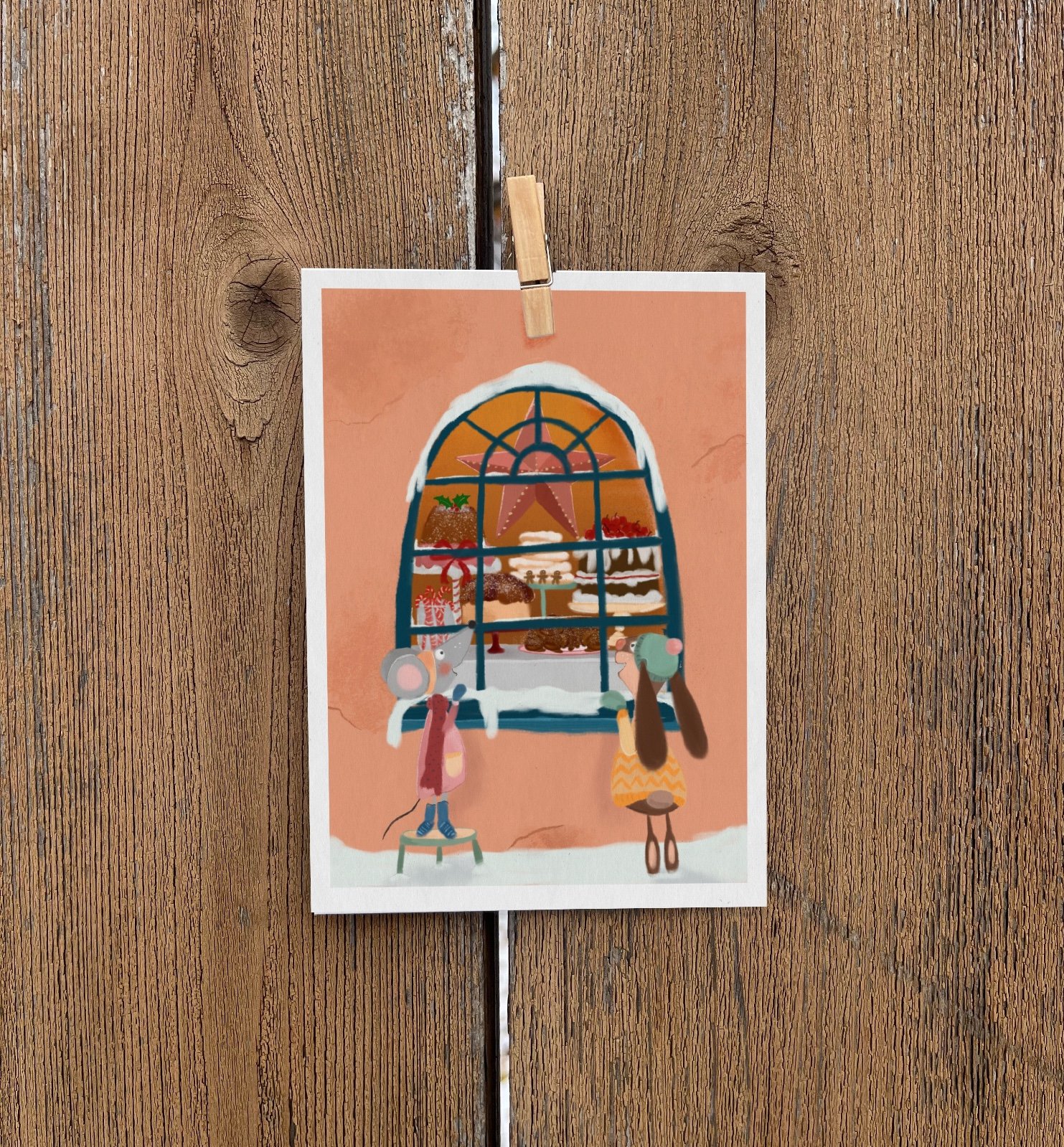 Ansichtkaart Kerst - 102961 Ansichtkaart Kerst