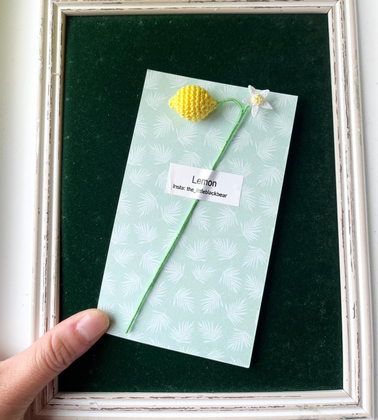 Micro Gehaakte citroen Boekenleggers