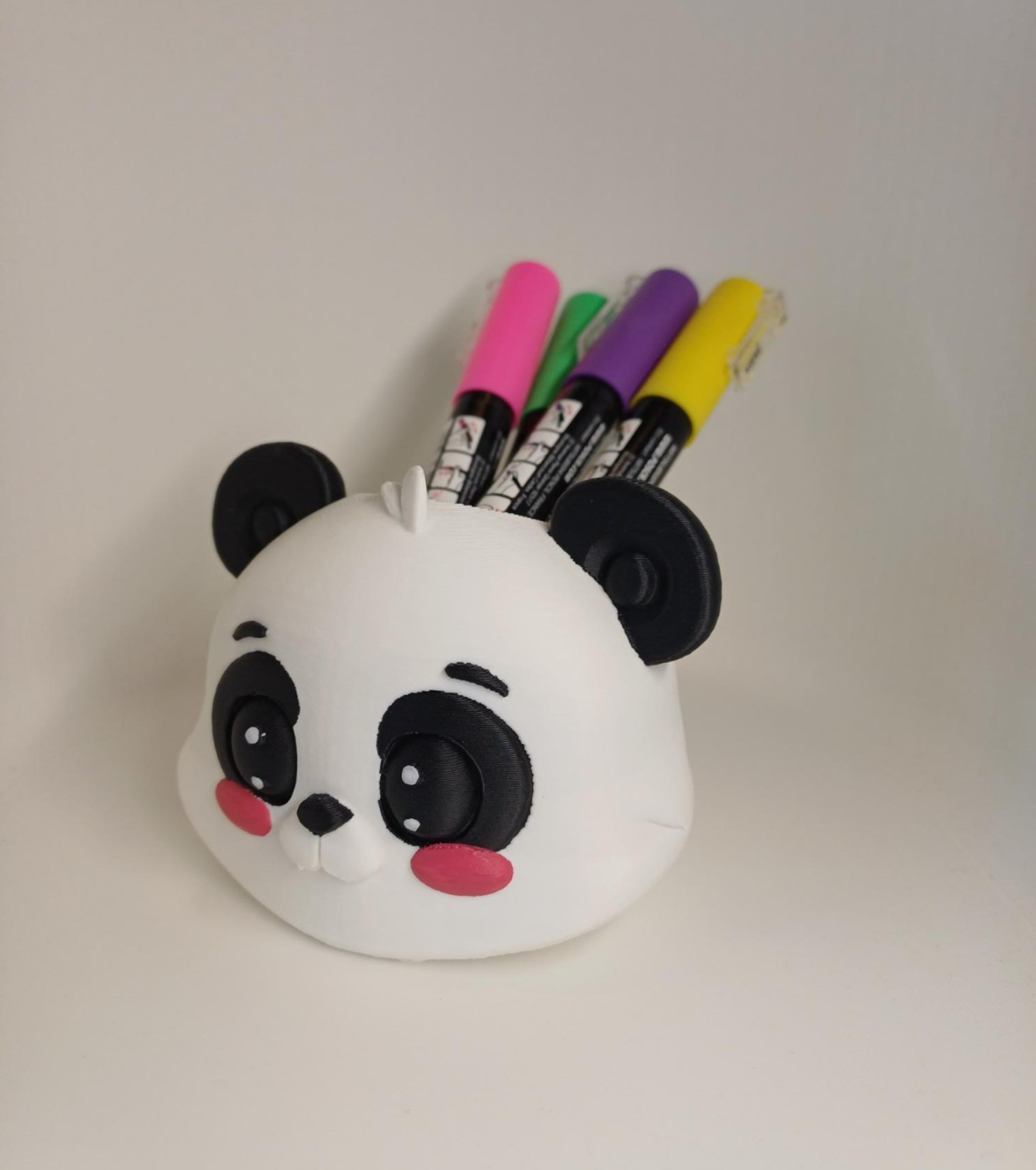 Kawaii Panda Pennenhouder – Biologisch Afbreekbare Bureau Organizer