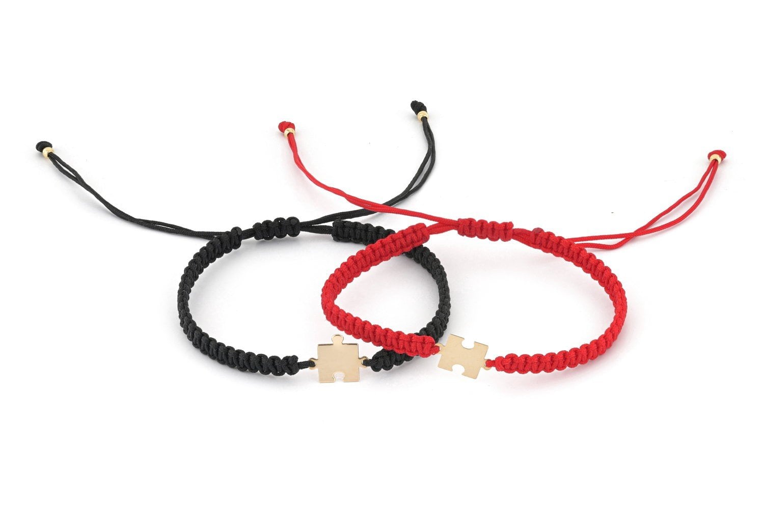 Set armbanden 14 karaat geelgouden Puzzelstukjes - 55927.jpeg Set armbanden 14 karaat geelgouden Puzzelstukjes