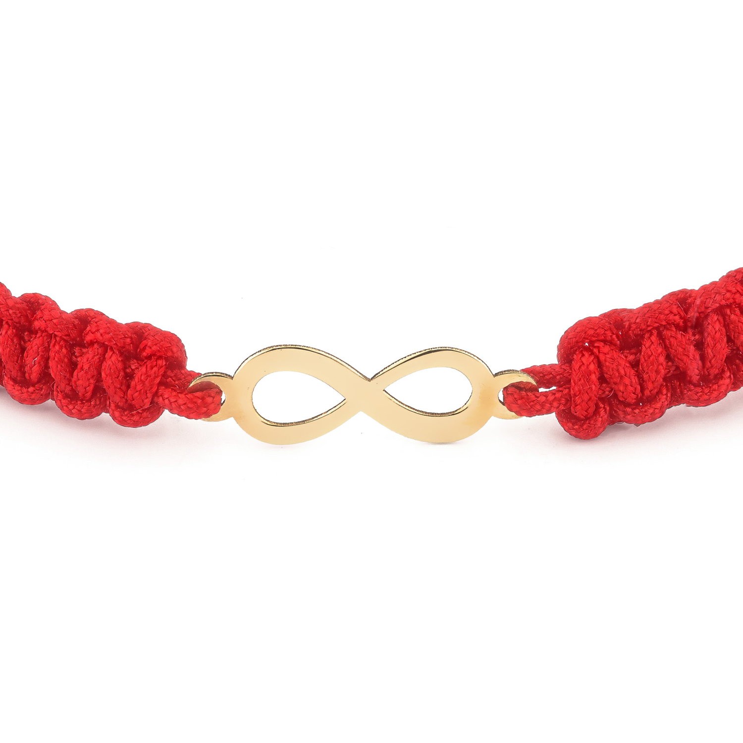 Armband met 14 karaat geelgouden Infinity bedel