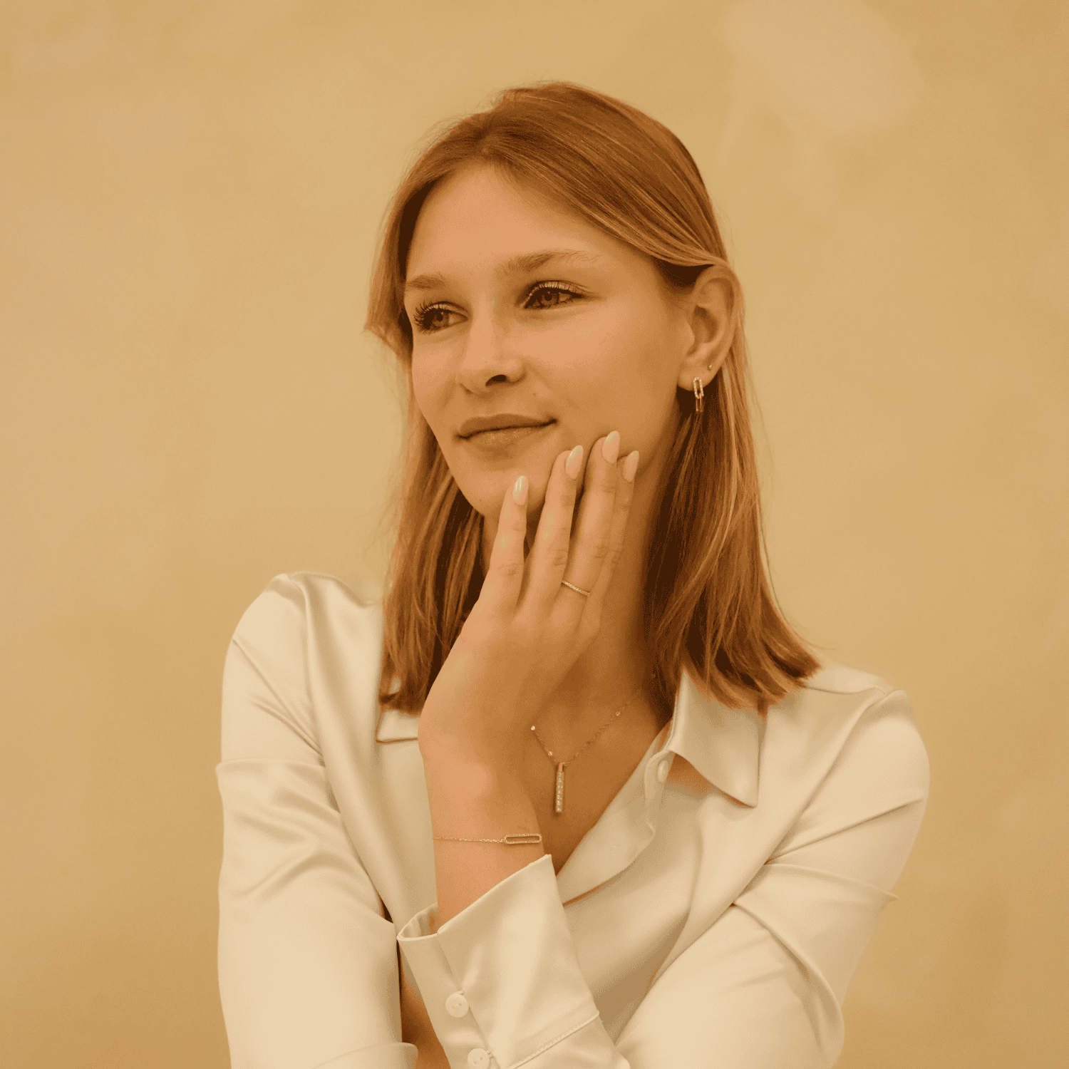 Dainty Glow Zirconia Oorbellen - 18K Gold Plated
