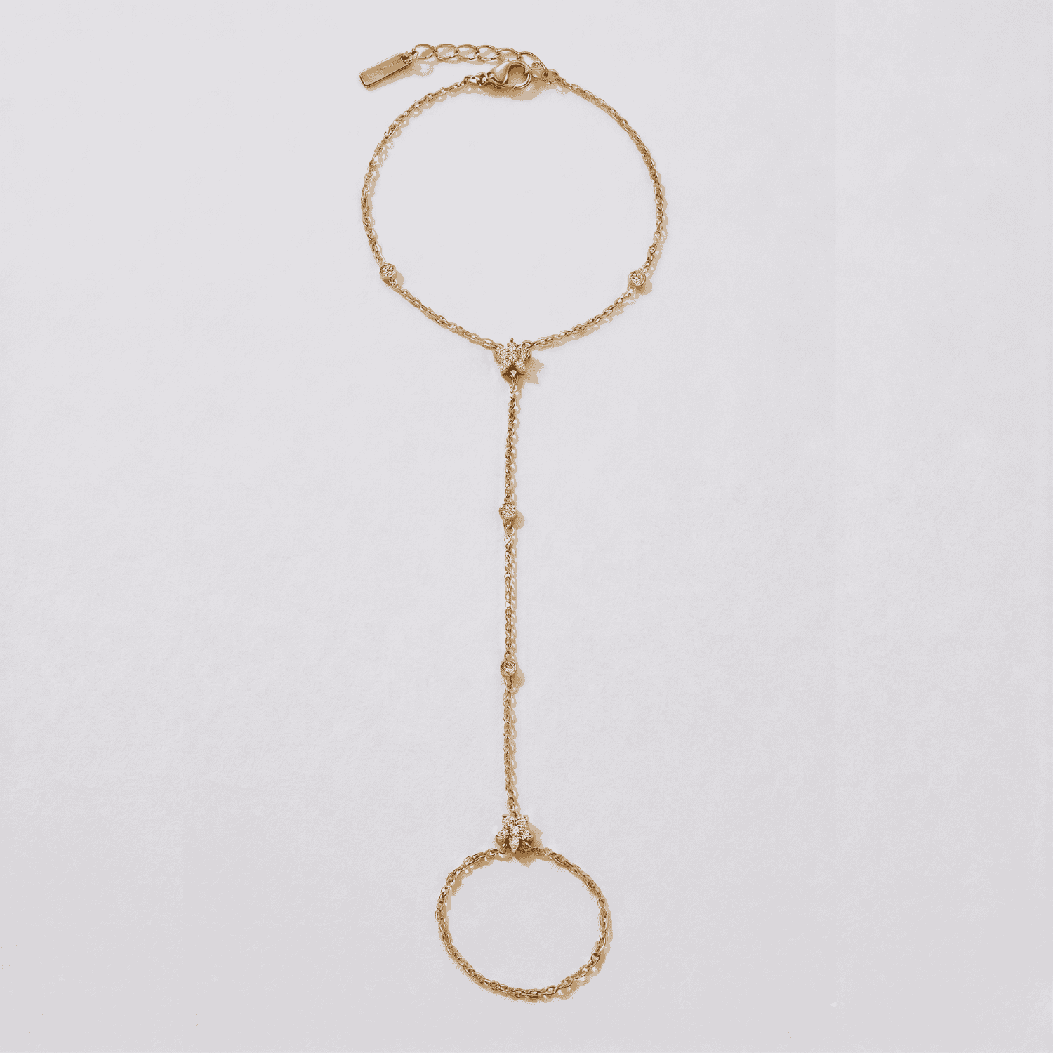 Luna Hand Chain – RVS – Goud/Zilver - 137368 Luna Hand Chain – RVS – Goud/Zilver