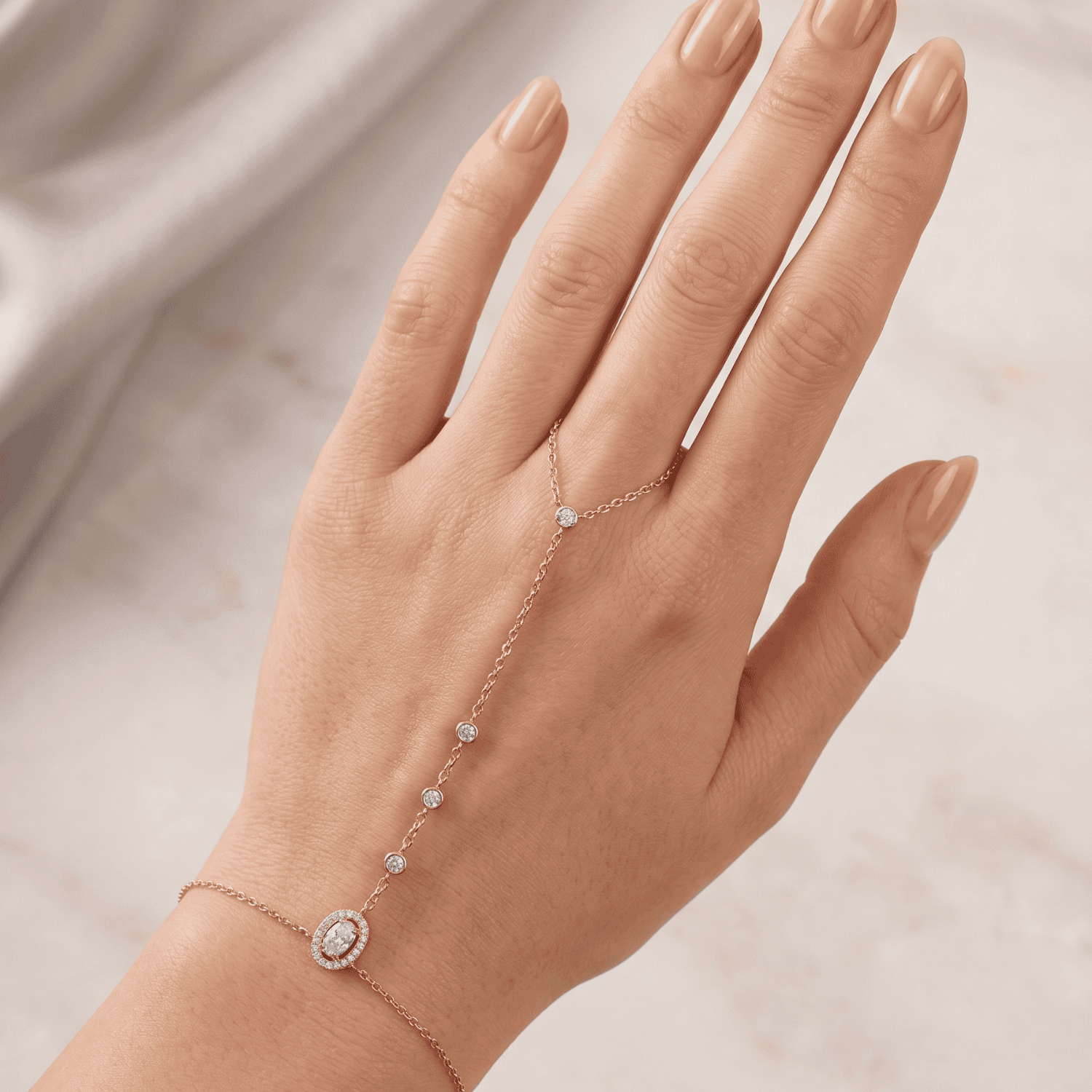 Nova Handketting – Roestvrij Staal – Goud/Zilver - 137378 Nova Handketting – Roestvrij Staal – Goud/Zilver