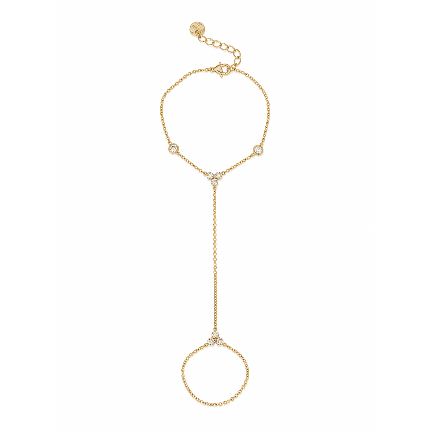 Valora Hand Chain – RVS – Goud/Zilver - 137356 Valora Hand Chain – RVS – Goud/Zilver