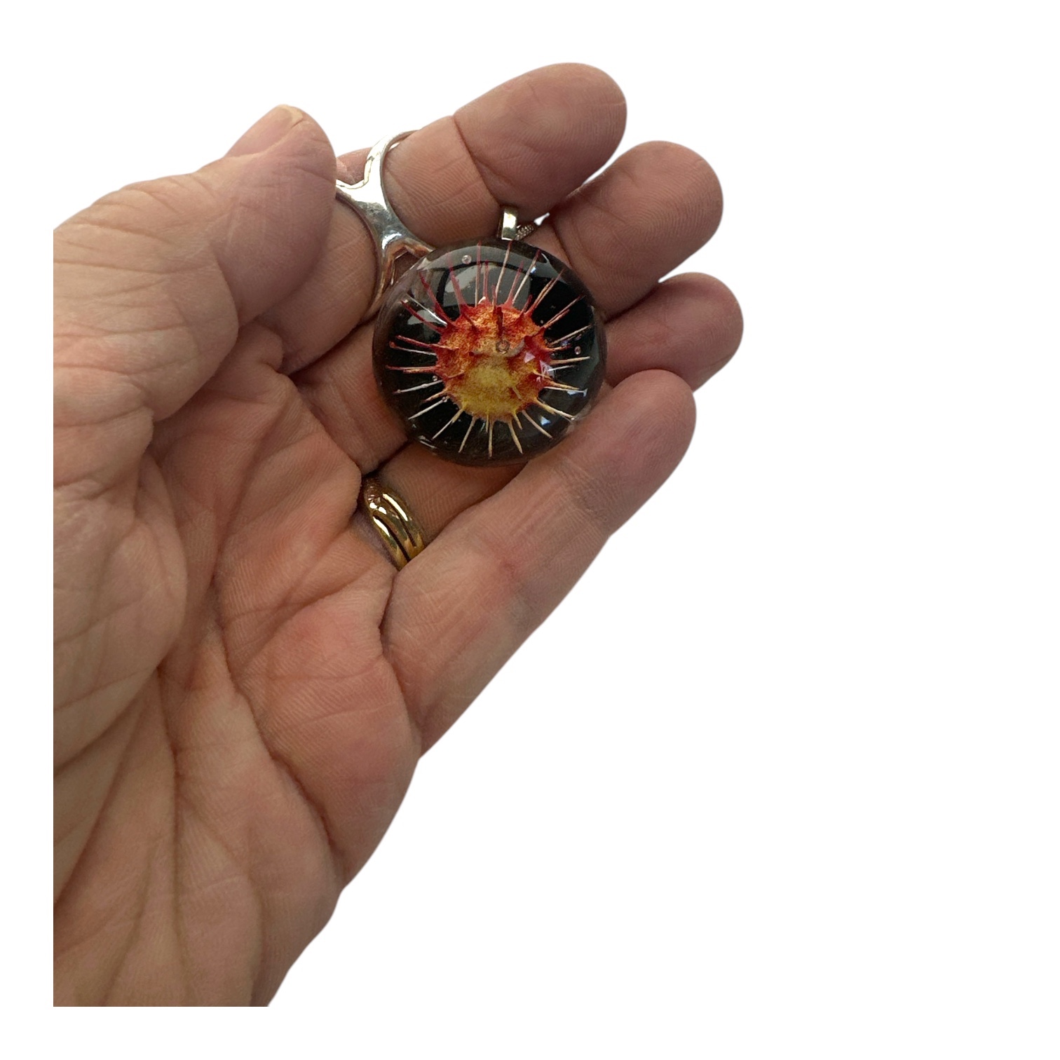 Rood-gele glashanger