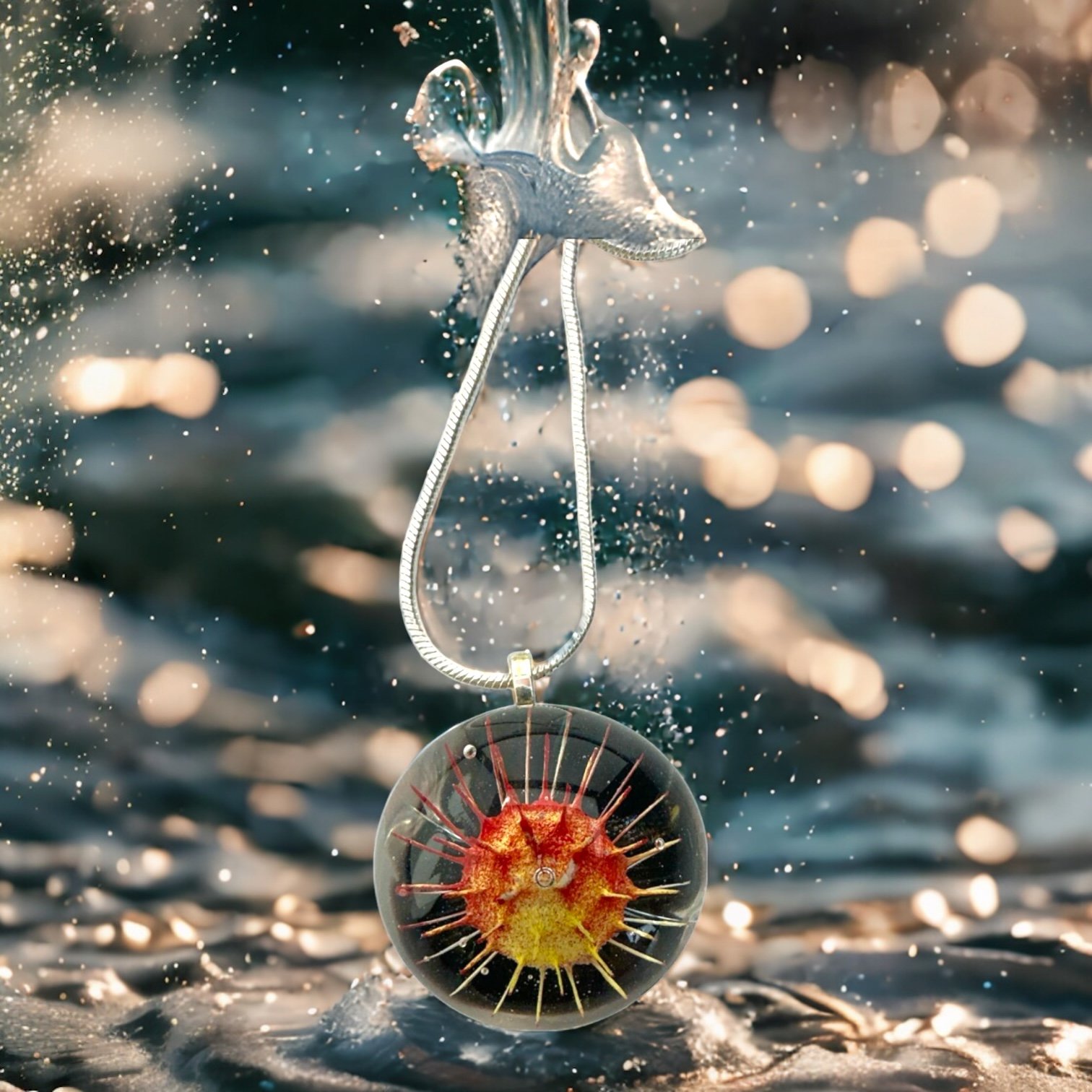 Rood-gele glashanger