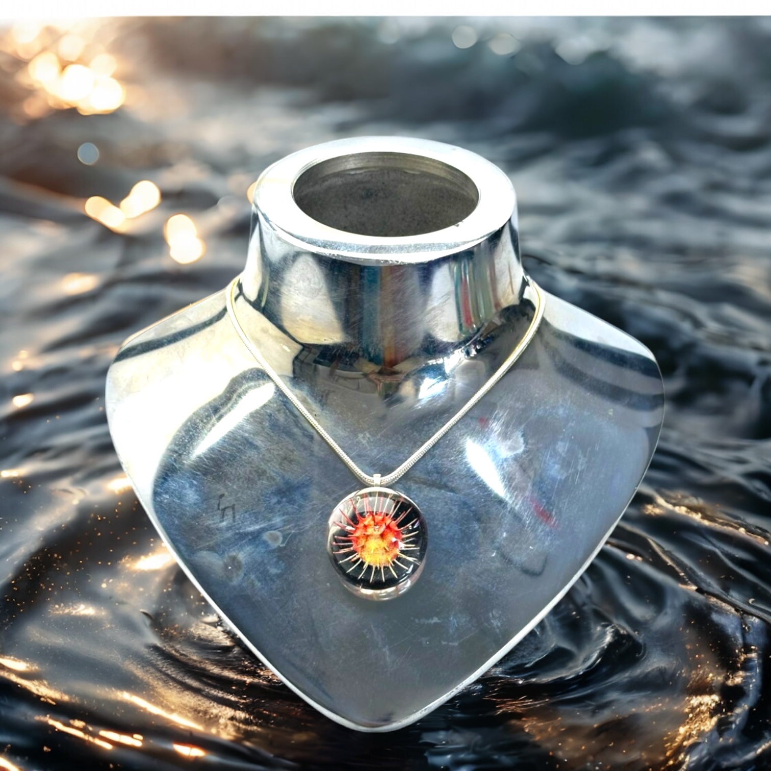 Rood-gele glashanger