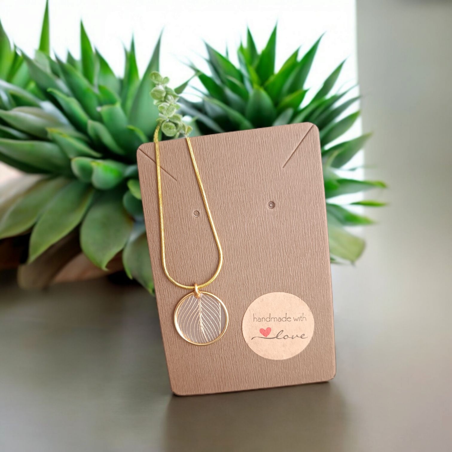 Elegante vergulden goud bladnerf  slangenketting