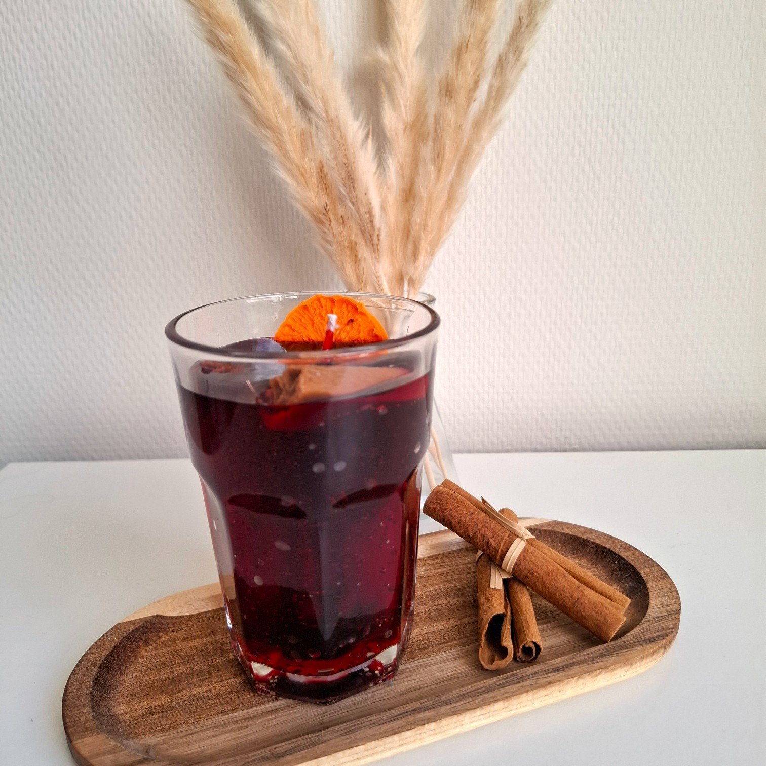 Gluhwein kaars, winter, kruidig, cadeau - 100146 Gluhwein kaars, winter, kruidig, cadeau