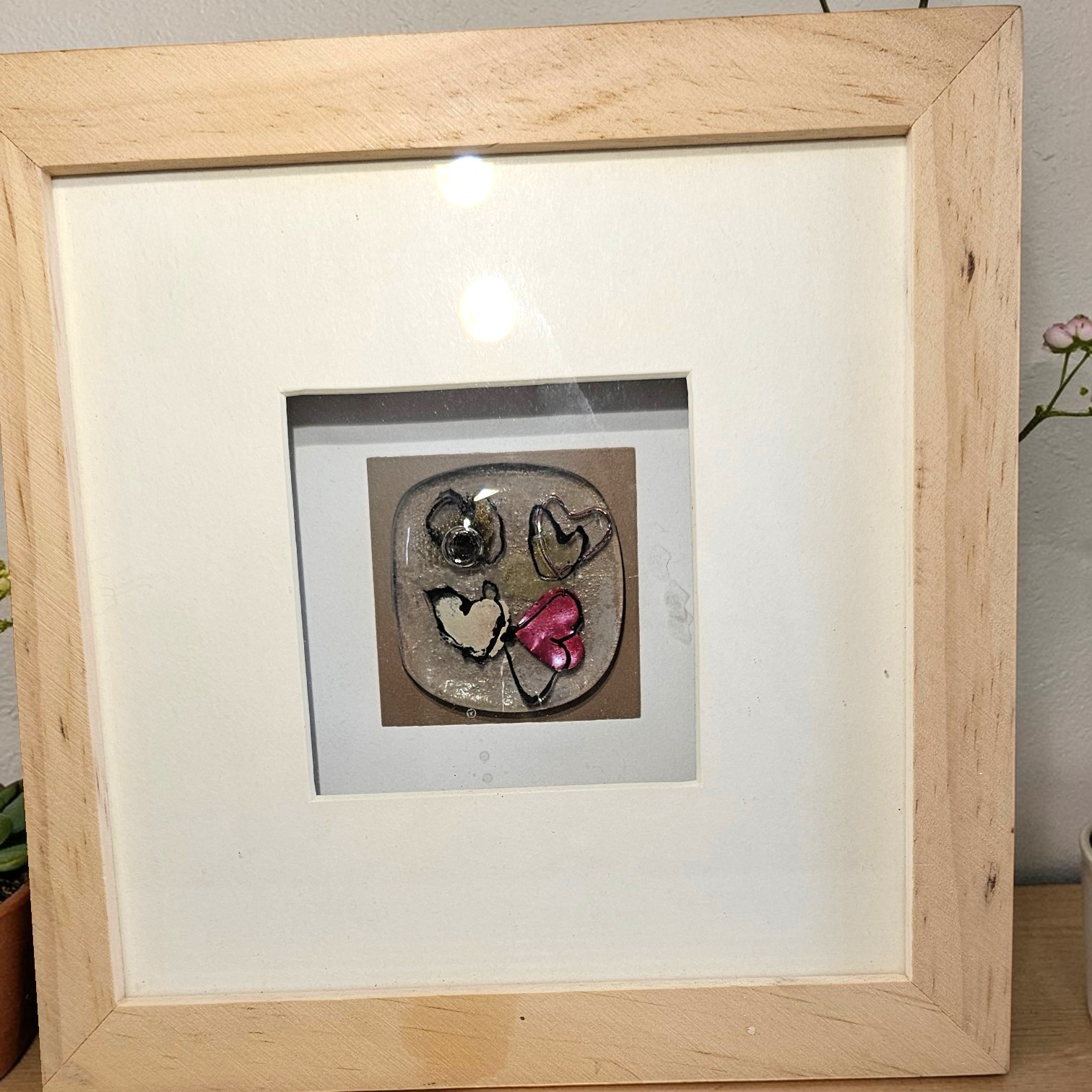 Lots of love. Glasfusing. Uniek