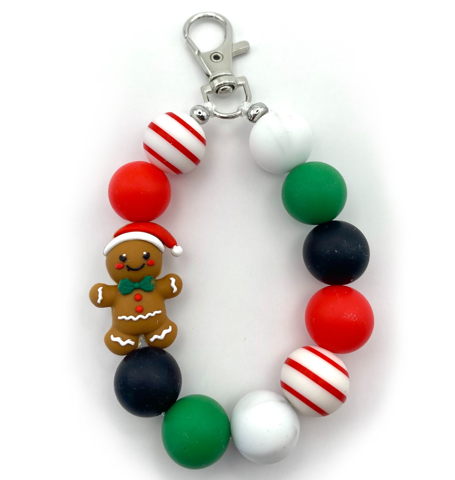 Kerst bag charm handgemaakt - KZM120 - 108272 Kerst bag charm handgemaakt - KZM120