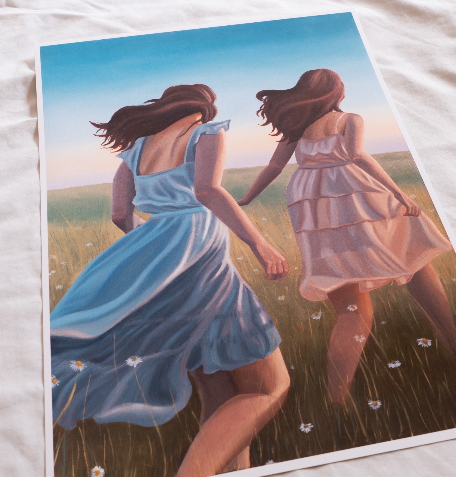 Print fields of summer