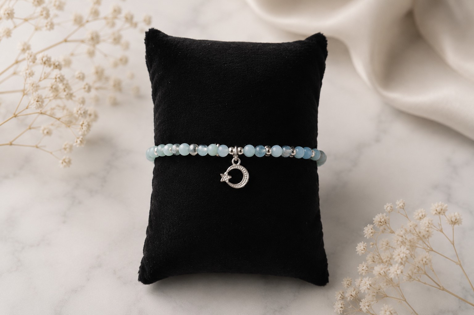 Ocean Breeze armband – Amazoniet & Aquamarijn - 150317 Ocean Breeze armband – Amazoniet & Aquamarijn
