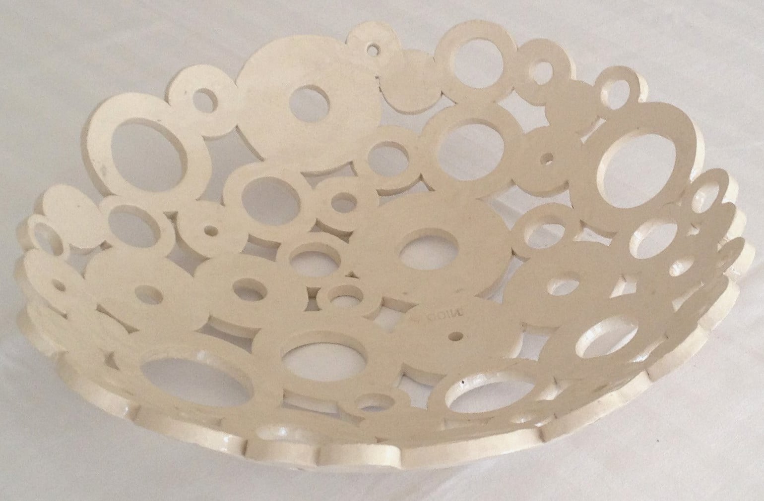 Handgemaakte schaal keramiek, gesigneerd en genummerd(Ø 40 cm) Nicol… - 109097 Handgemaakte schaal keramiek, gesigneerd en genummerd(Ø 40 cm) Nicolaas Maathuis (NIC-O)