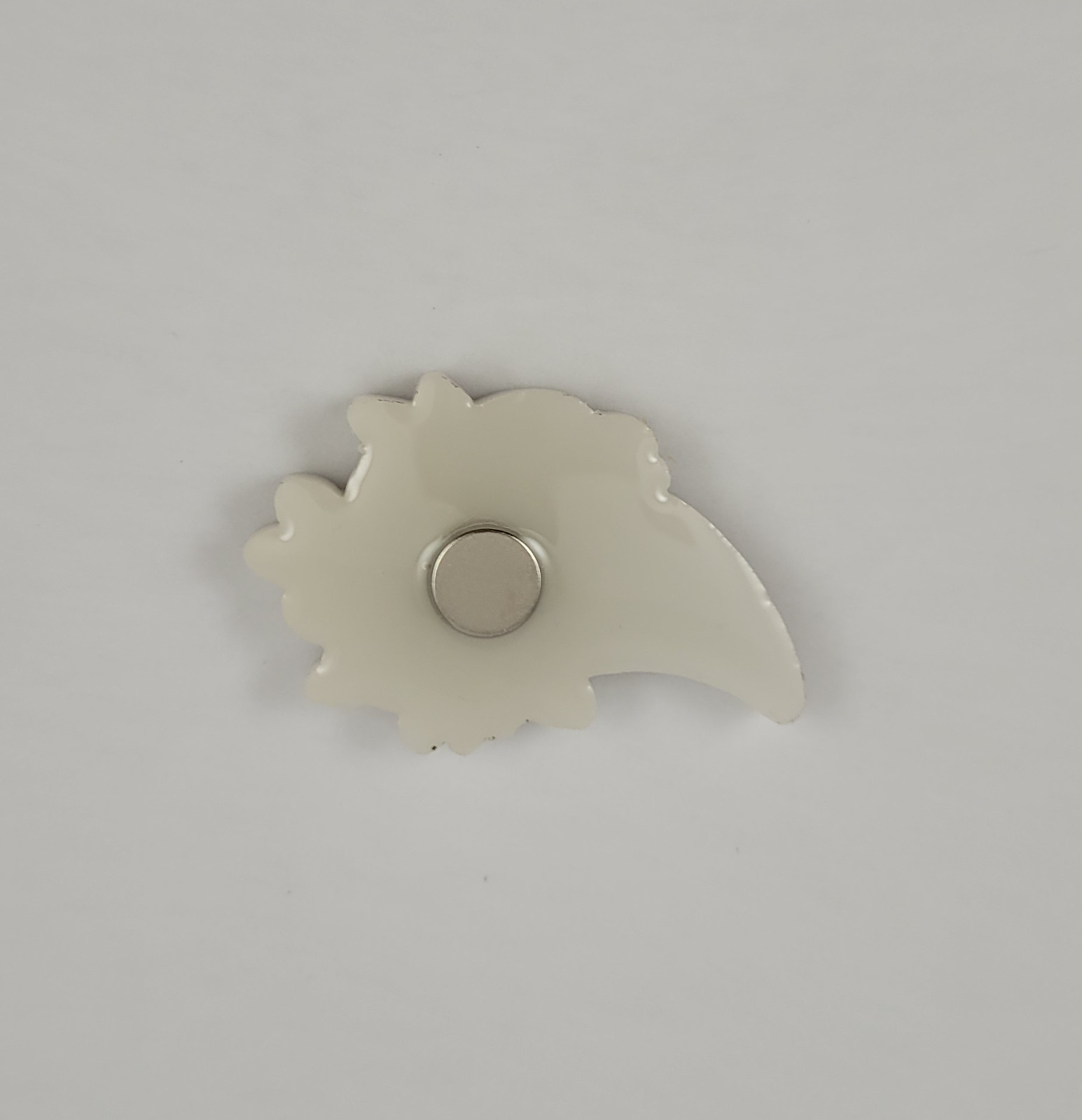 Vogel schedel bloem magneet