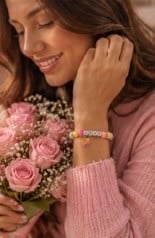 Colorful Love armband handgemaakt - 148240 Colorful Love armband handgemaakt