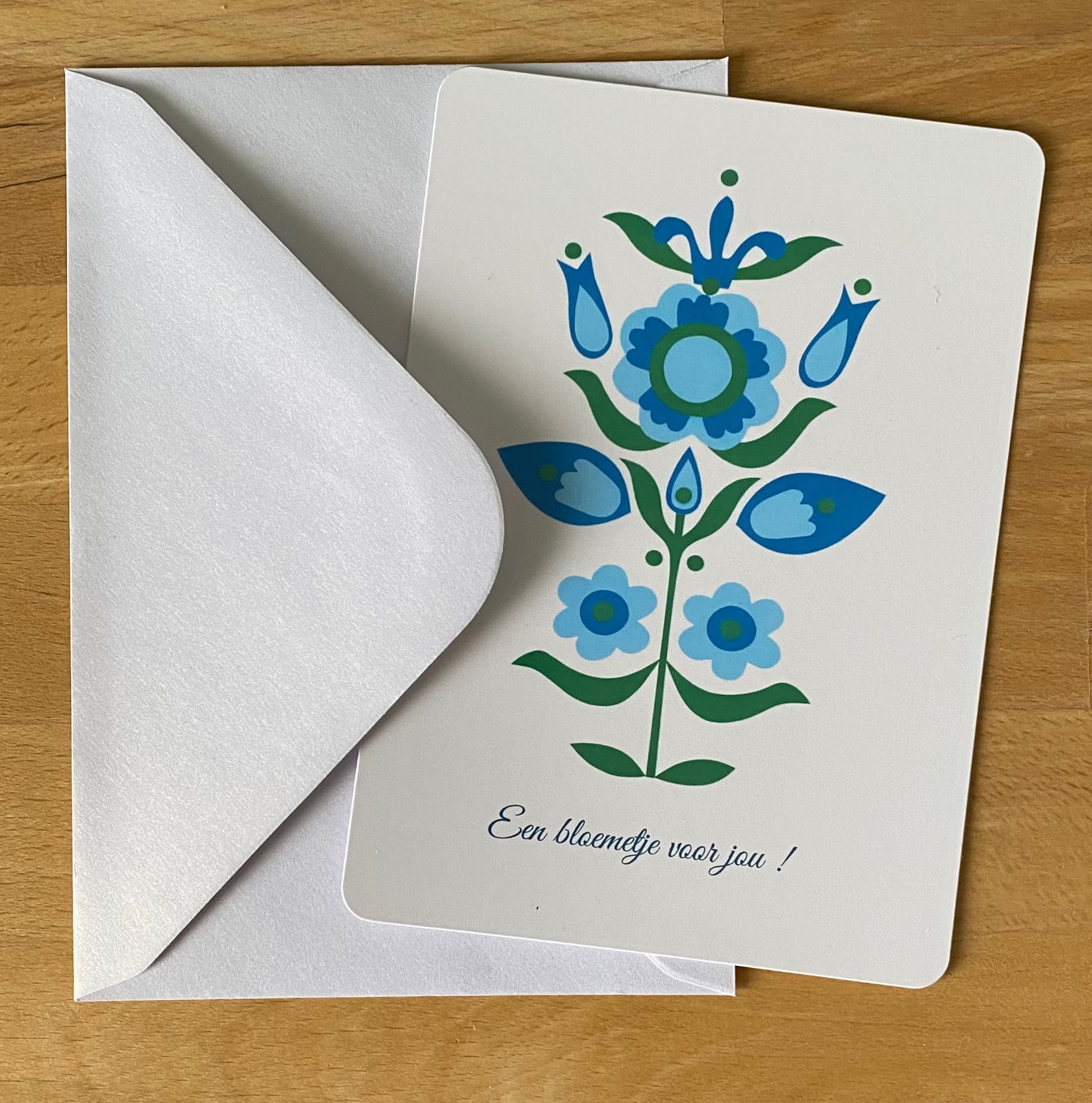 Folklore bloem kaart - 124001 Folklore bloem kaart