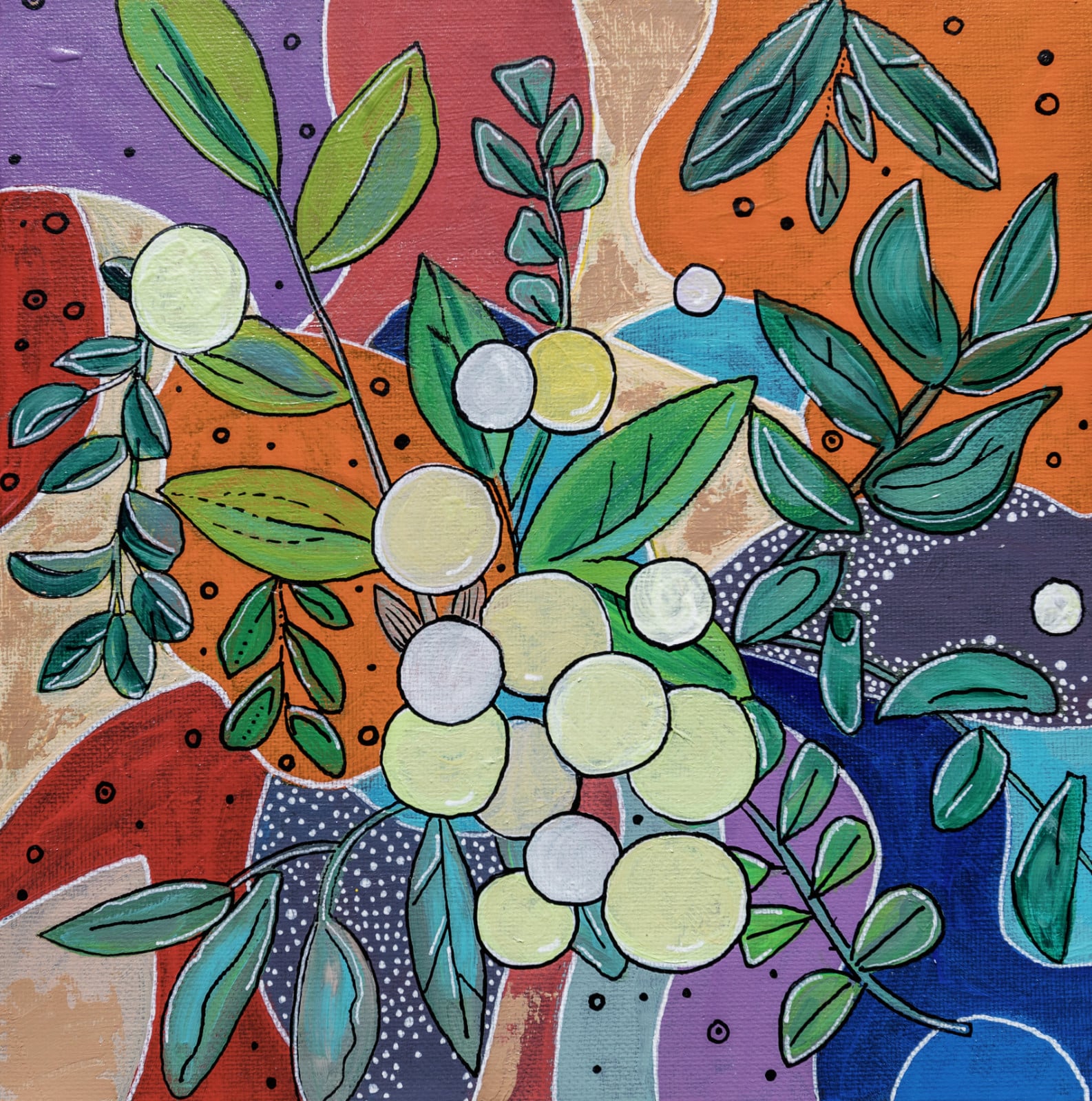 Botanische Abstract, Dag - 99498 Botanische Abstract, Dag