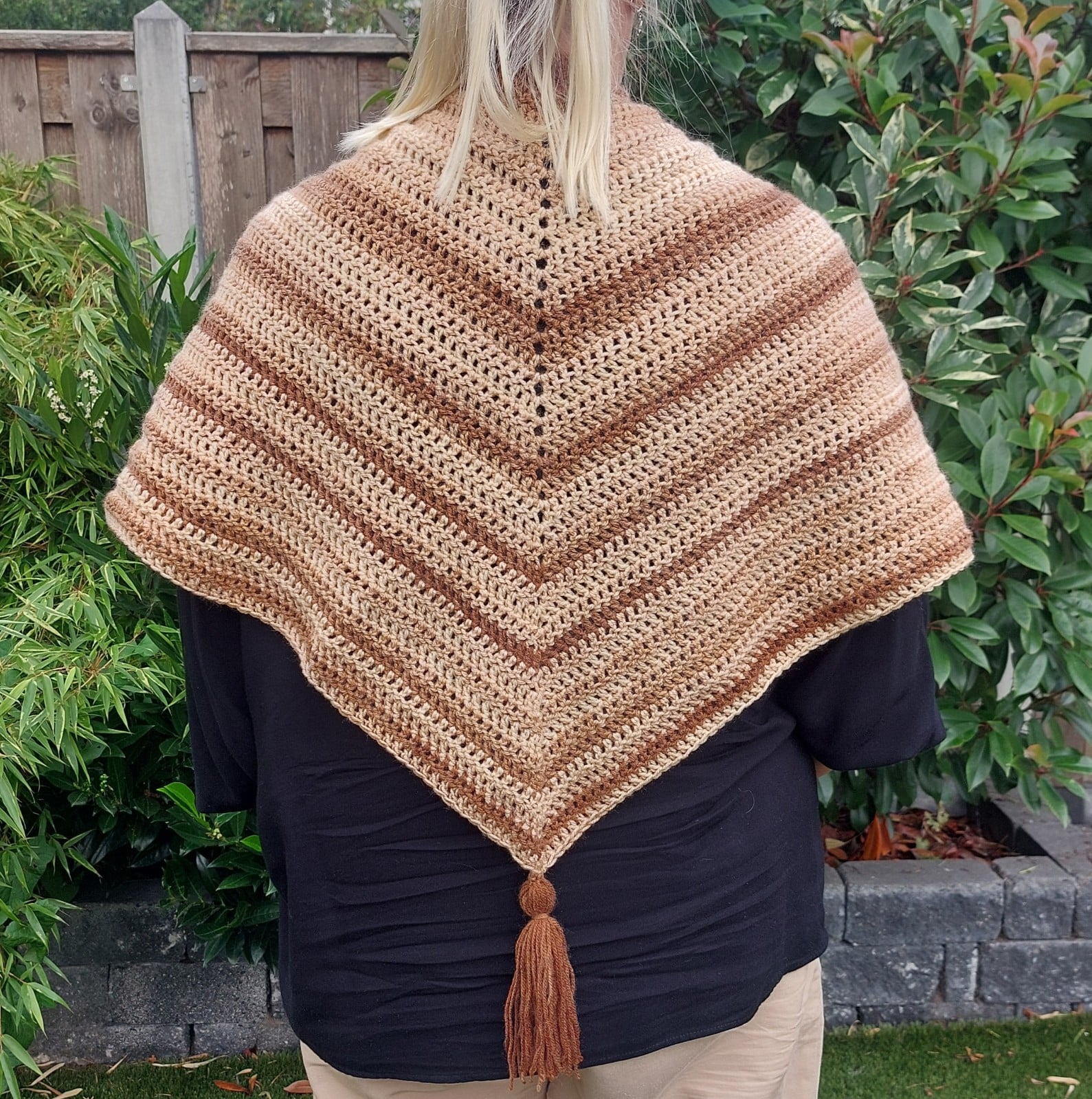 Shawl Cappuccino - 88686 Omslagdoek 'Cappuccino'